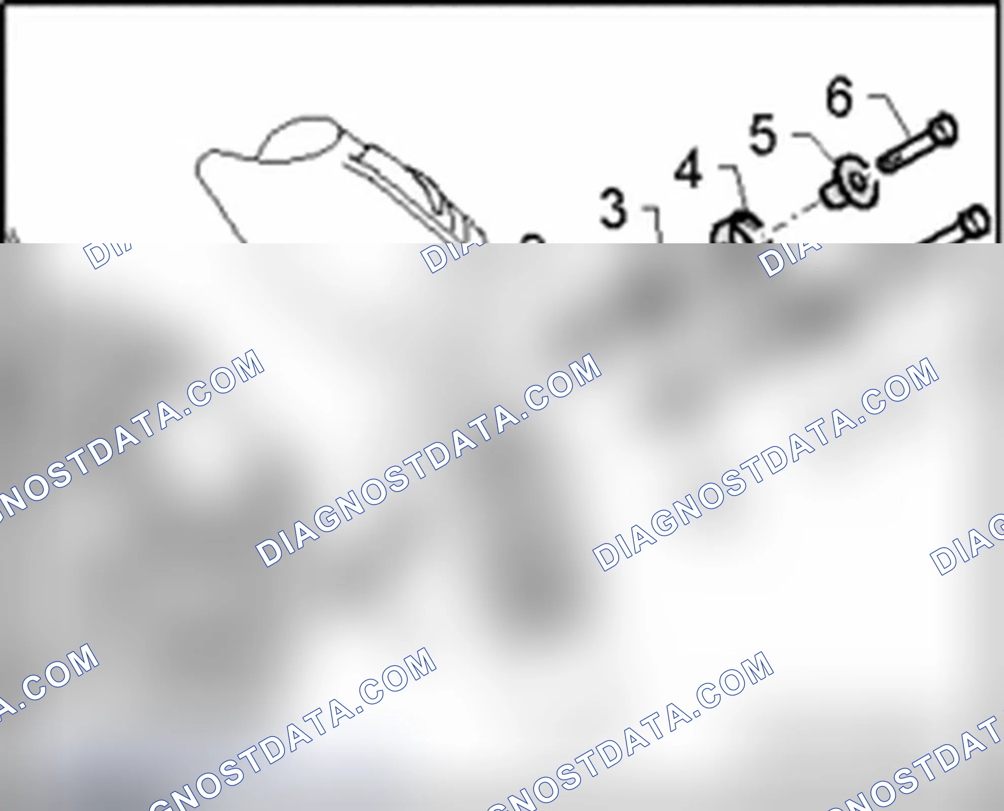 Scheme 314: Individual left mounting components - vehicles with Multitronic transmission