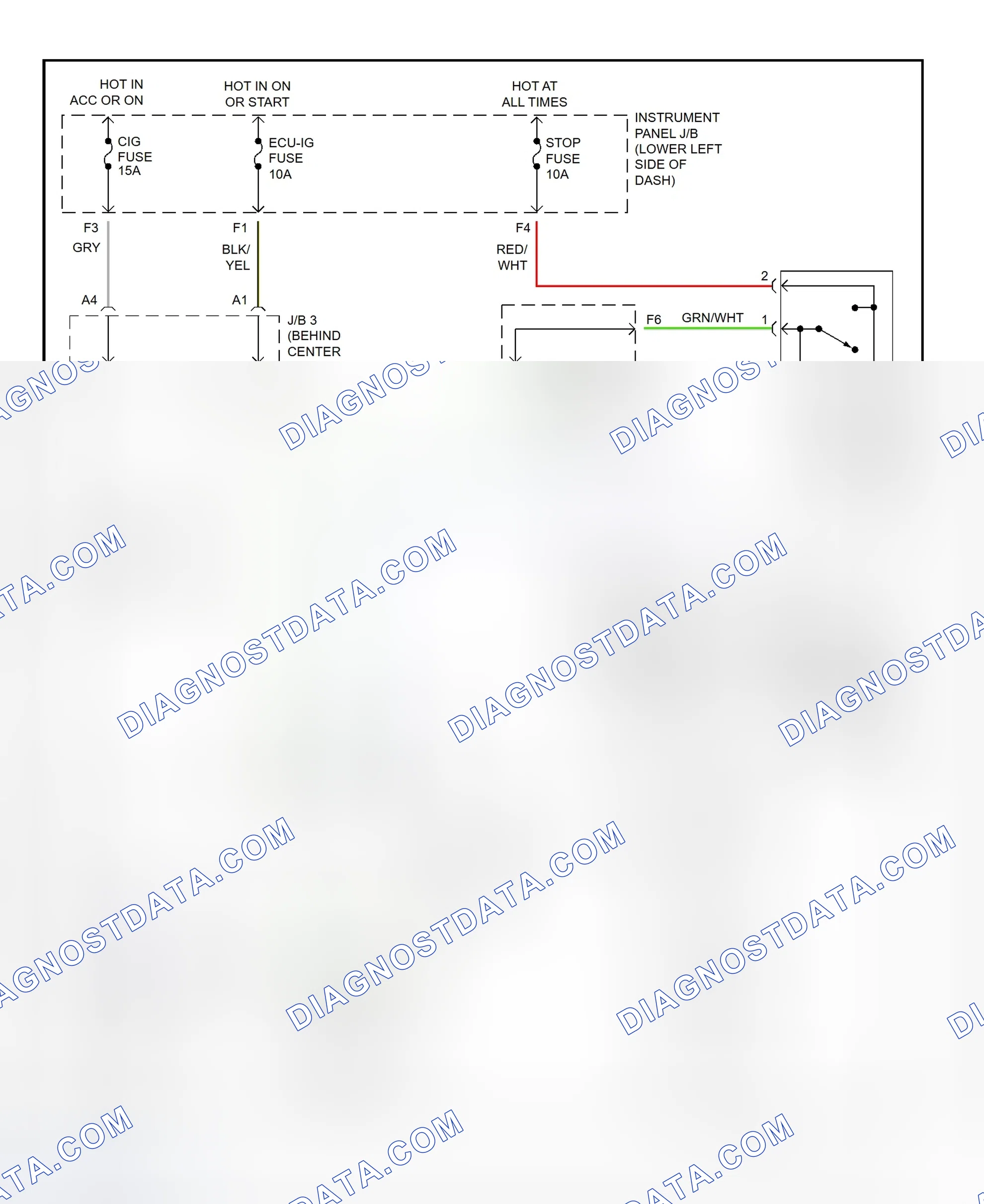 Scheme 59: Shift Interlock System Wiring Diagram (1998 RAV4)