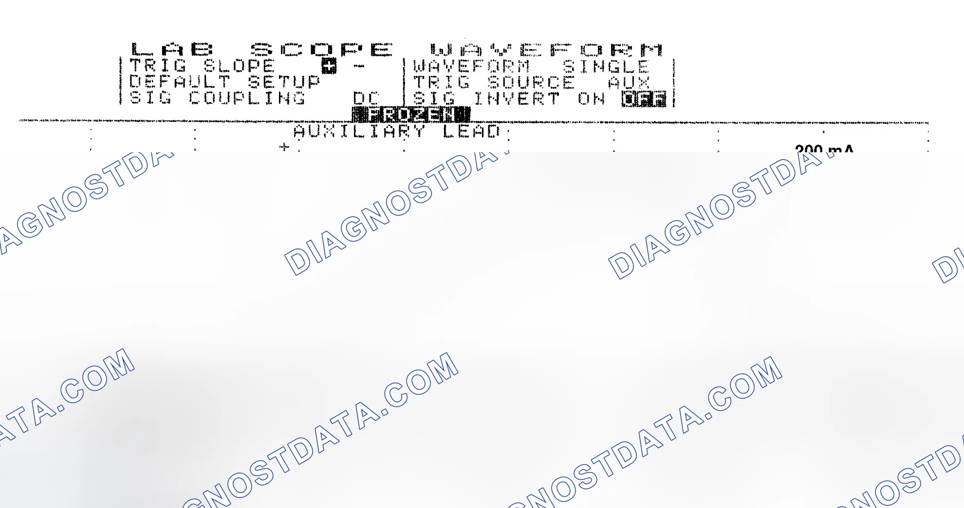Scheme 13: Single Injector w/Normal Current Flow - Current Pattern