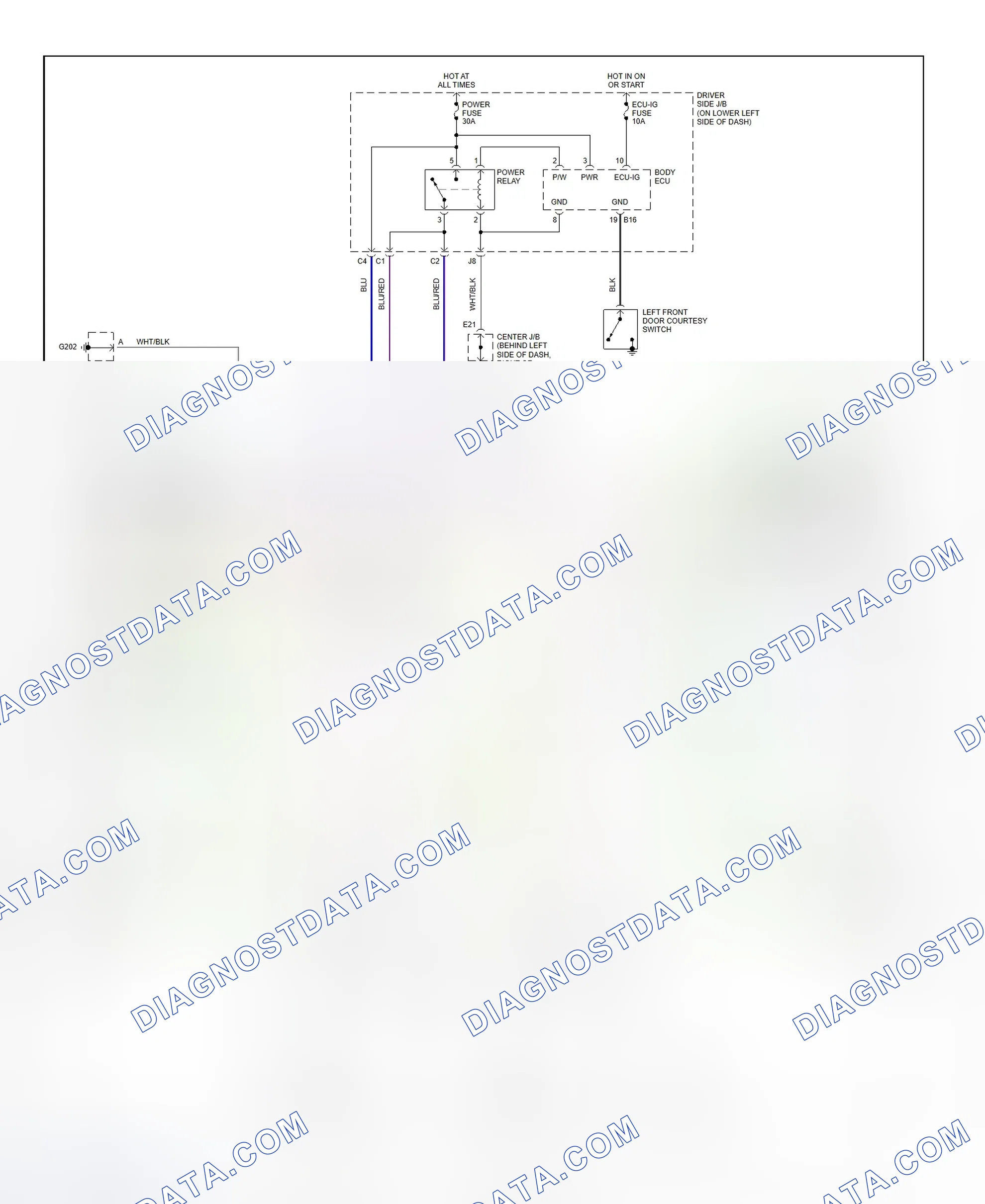 Scheme 7: Power Window System Wiring Diagram (4Runner)