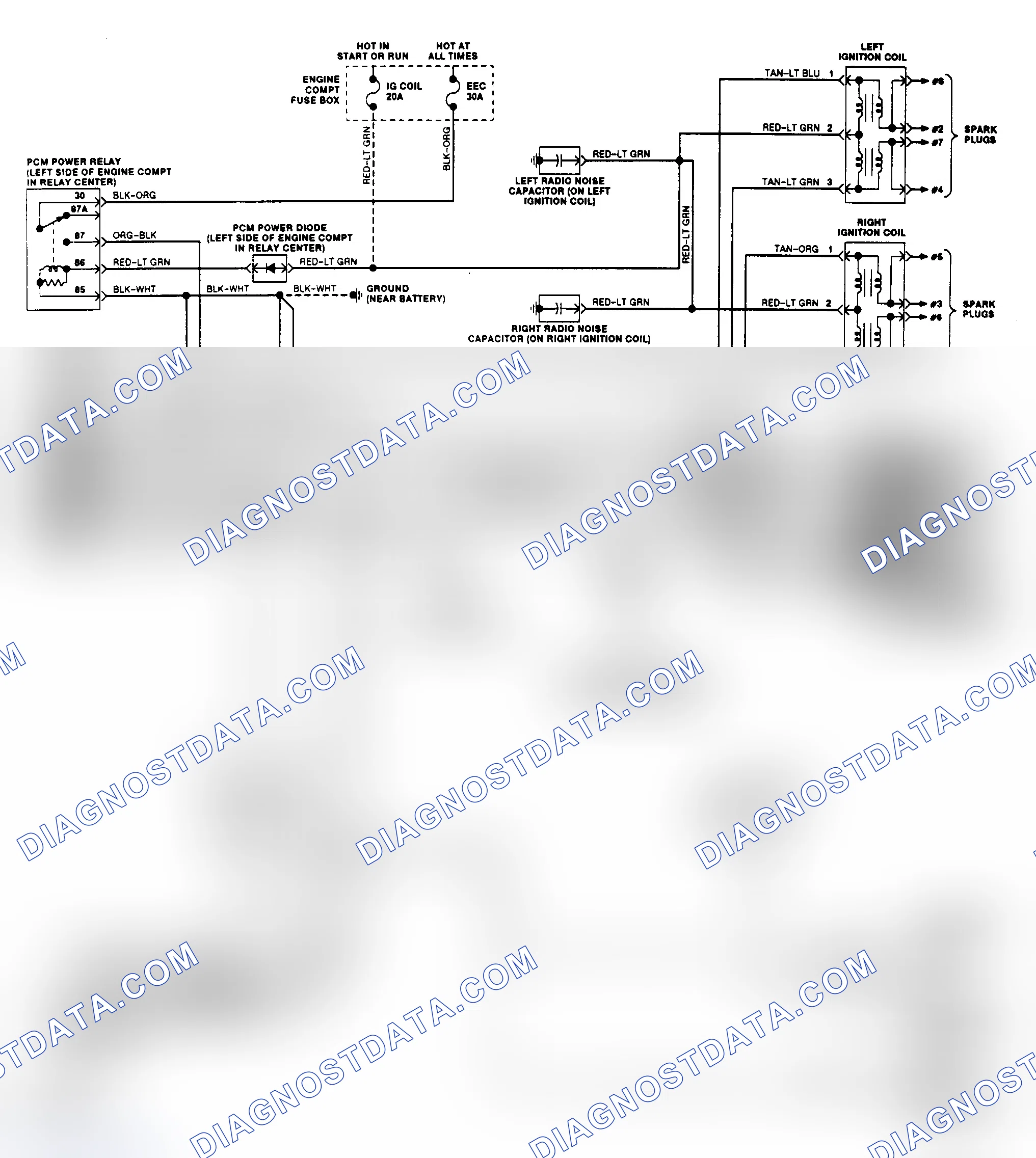 Scheme 140: EEC-IV Wiring Diagram (Crown Victoria/Grand Marquis 3 of 3)