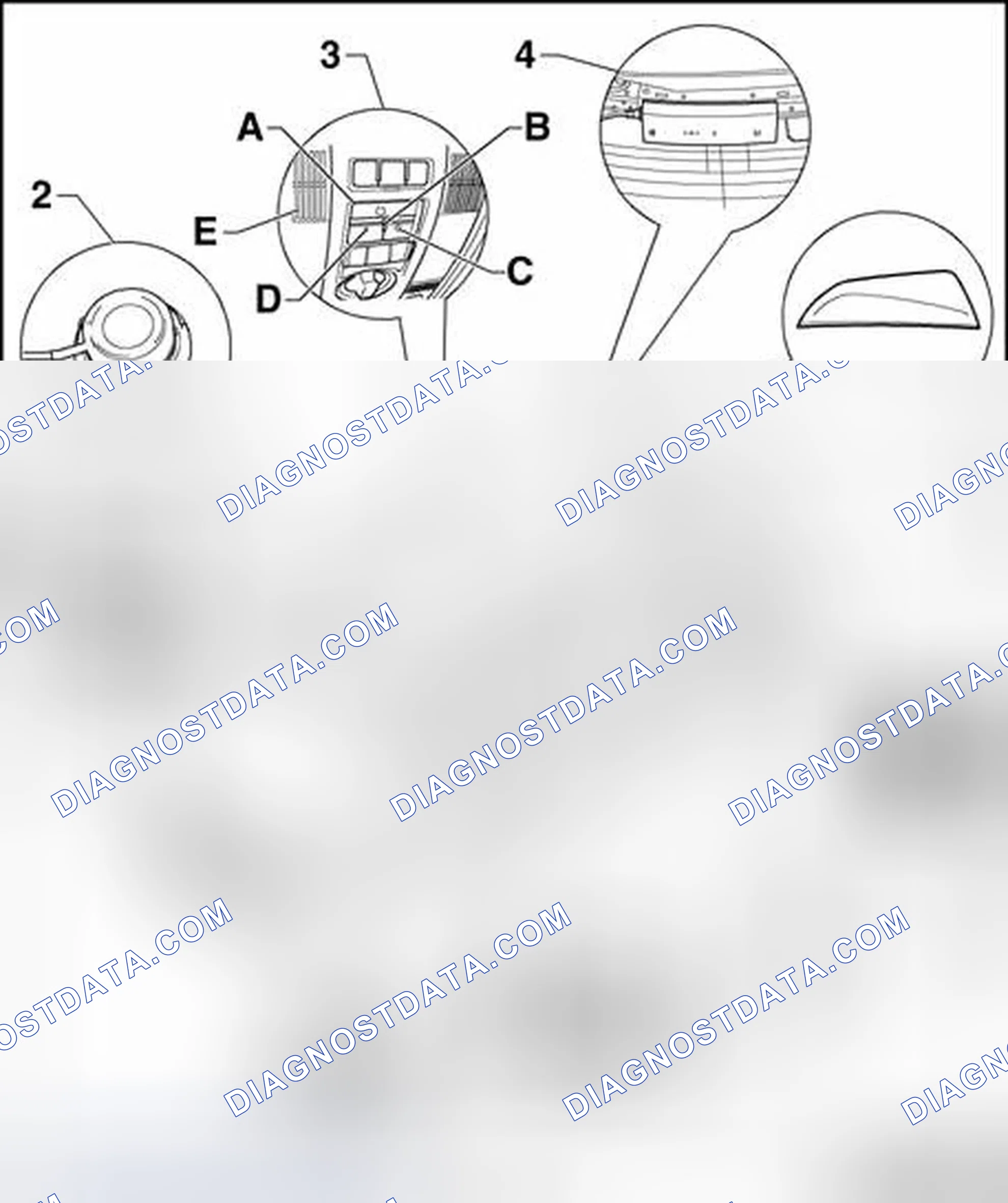Scheme 40: Telephone system, overview of component locations
