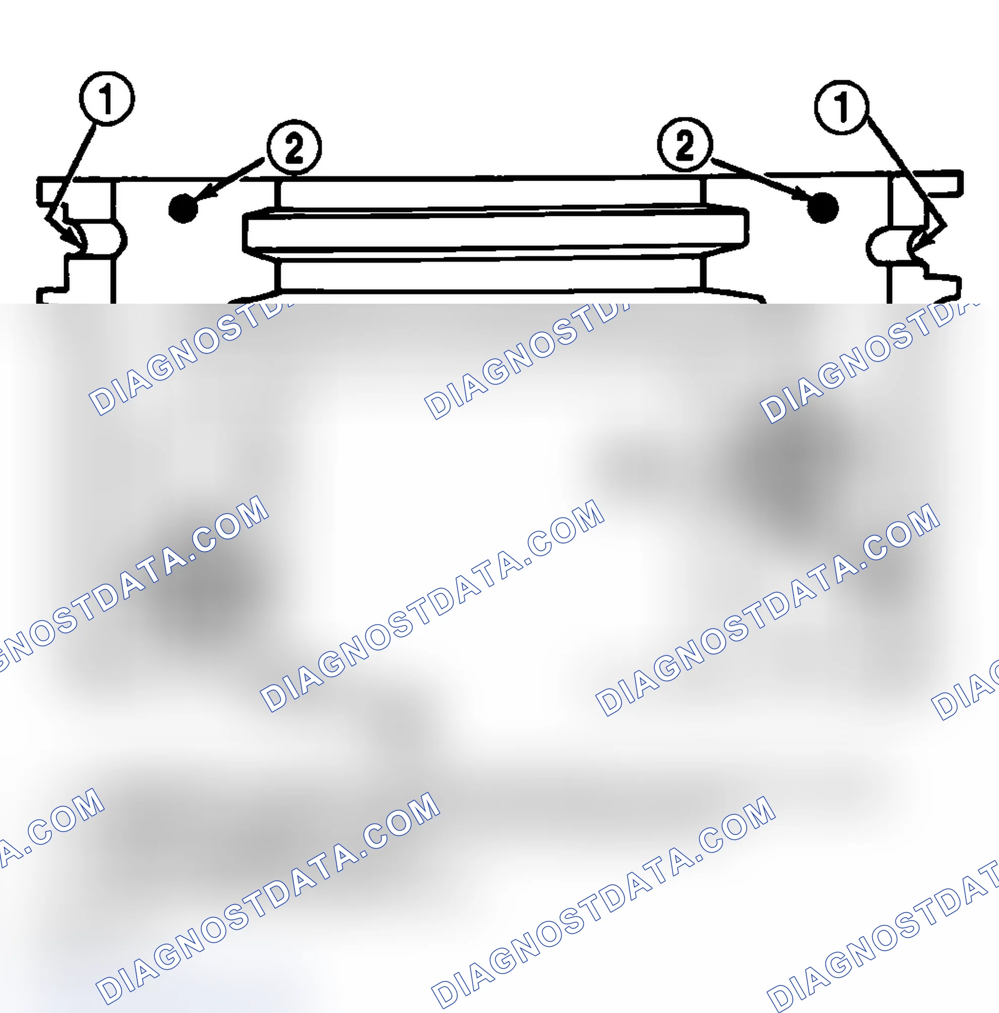 Scheme 573: UPPER SEAL-CRANKSHAFT REMOVED