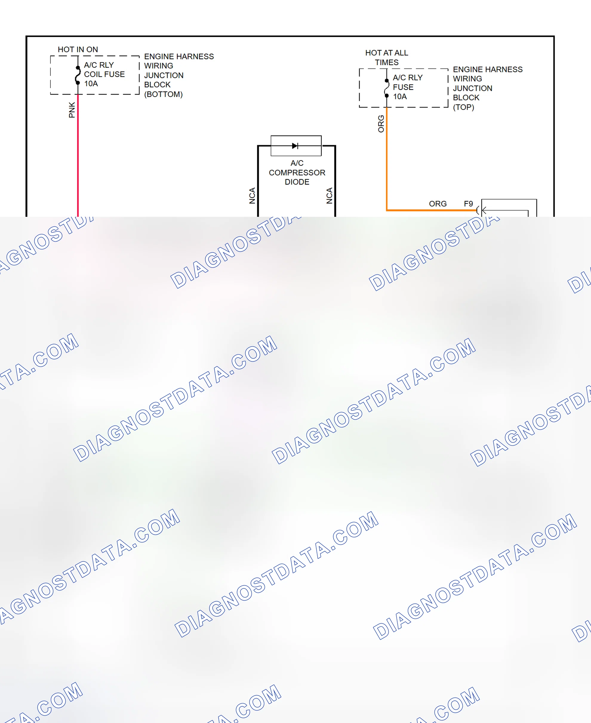 Scheme 29: A/C Compressor Clutch Control Circuit Wiring Diagram (2000 Impala & Monte Carlo)