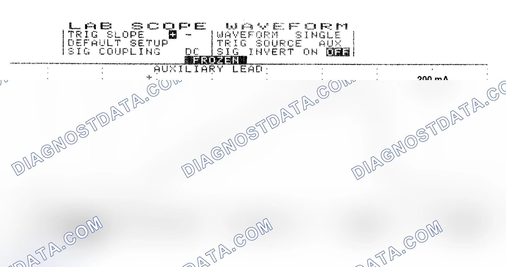 Scheme 13: Single Injector w/Normal Current Flow - Current Pattern