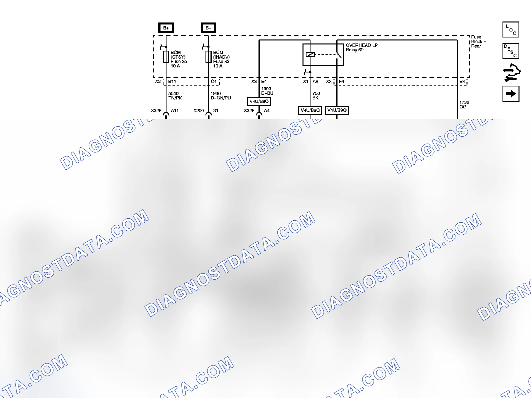 Scheme 12: Interior Lights Schematics