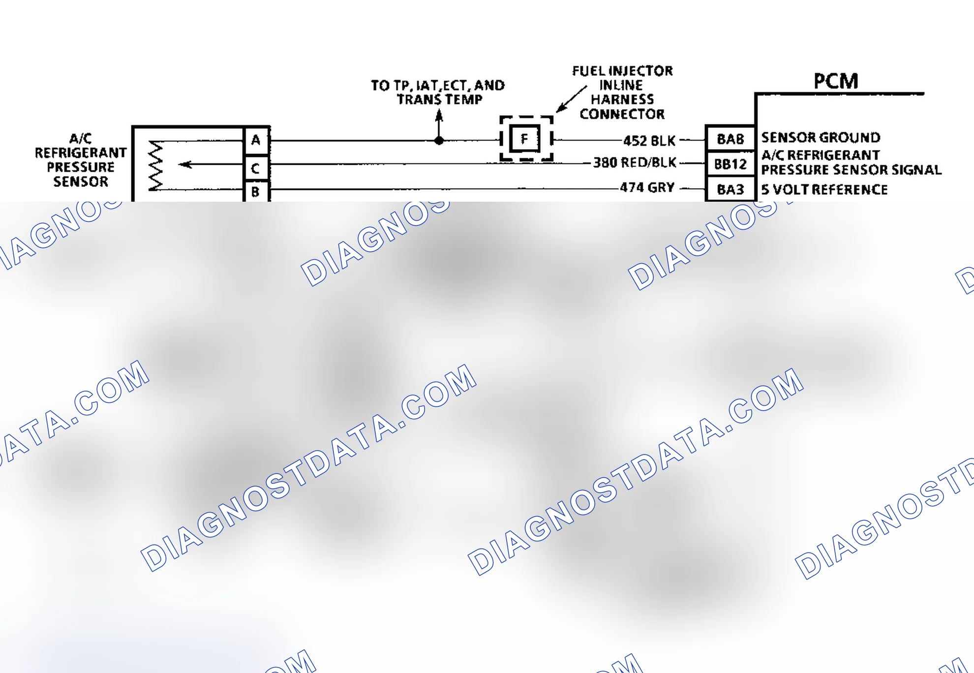Scheme 42: Code P1530 Schematic (3.1L) A/C Refrigerant Pressure