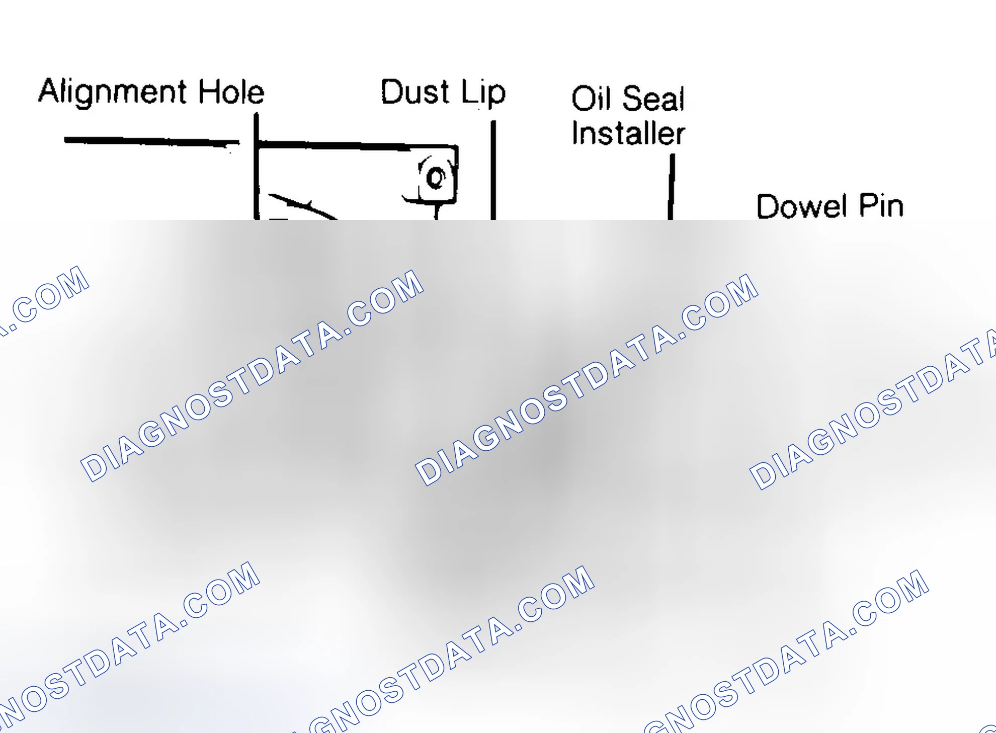 Scheme 10: Installing Typical One-Piece Oil Seal