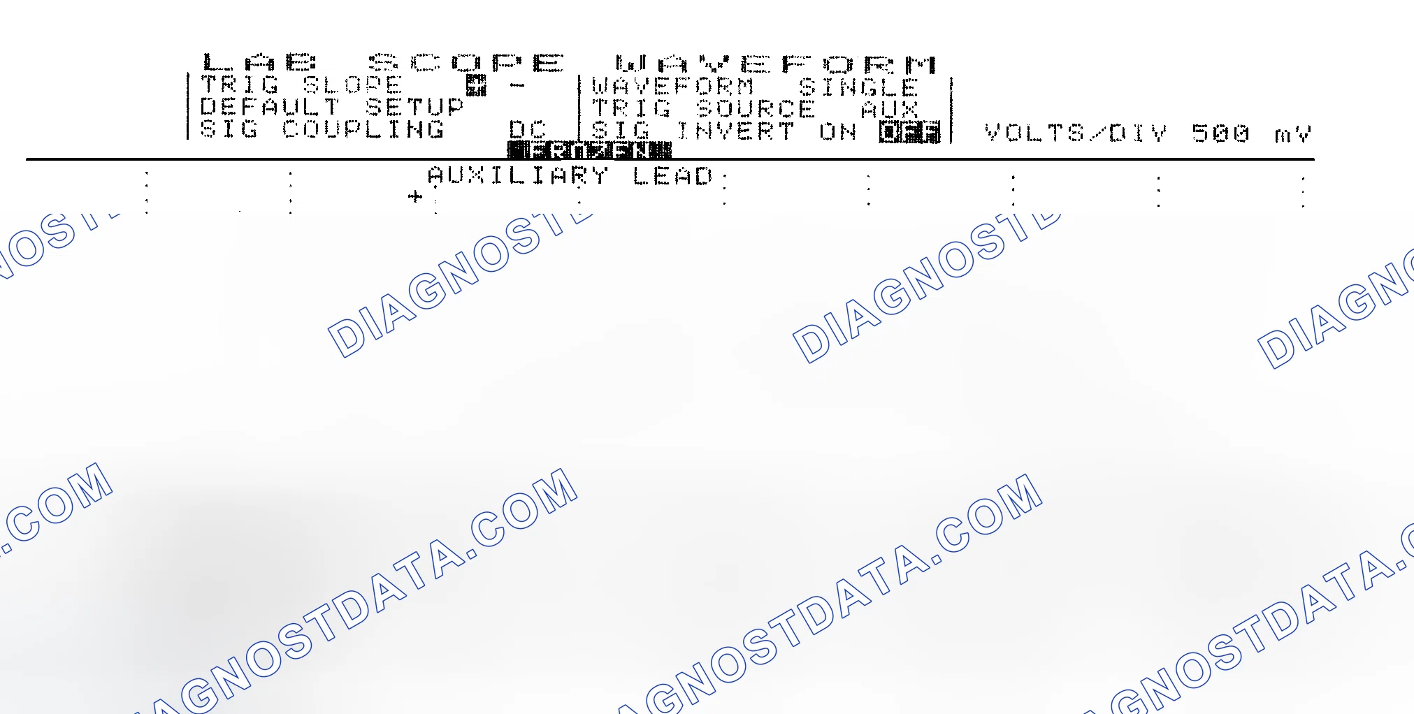 Scheme 14: Single Injector w/Excessive Current Flow - Current Pattern