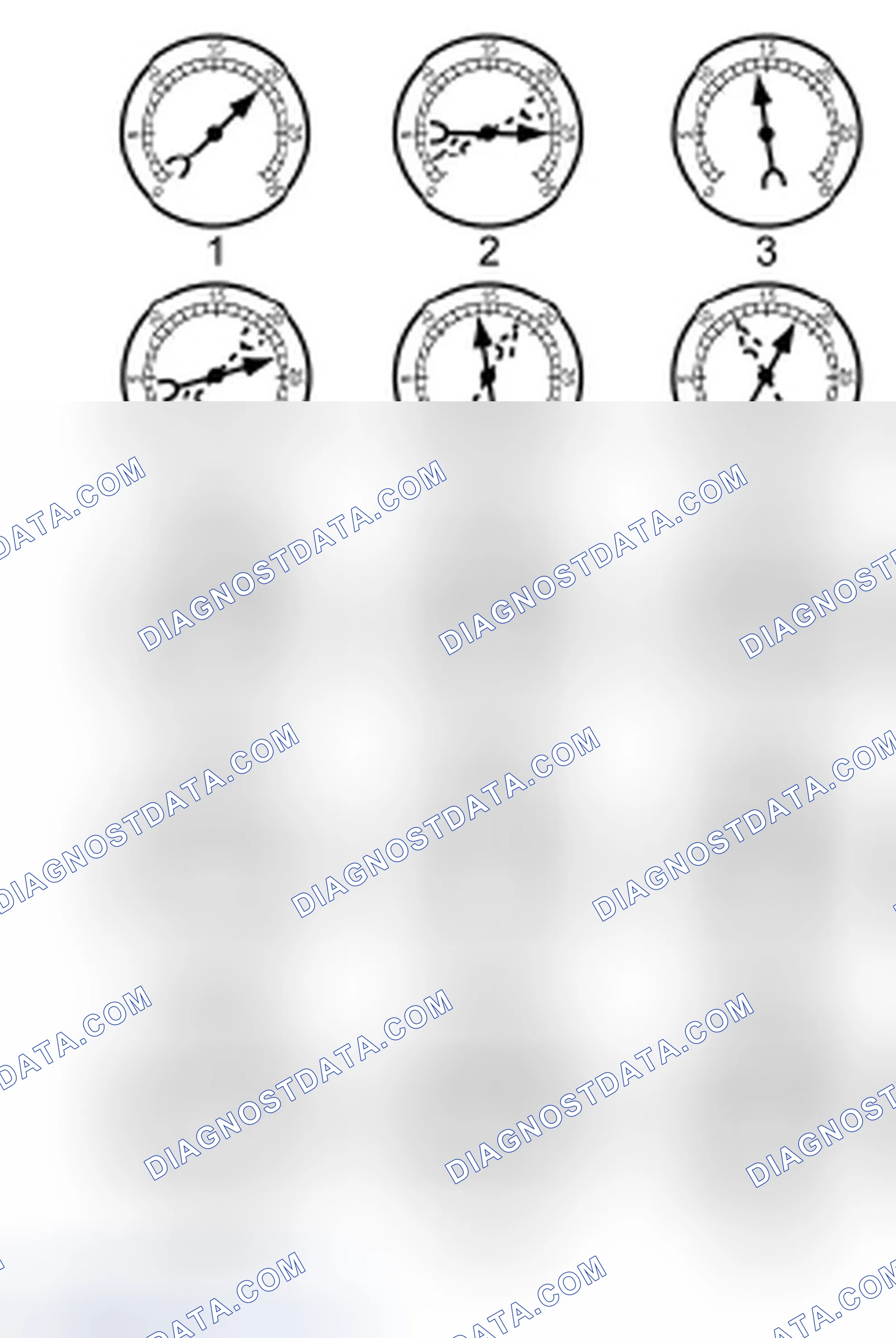 Scheme 2261: Intake Manifold Vacuum Test - Interpreting Vacuum Gauge Readings