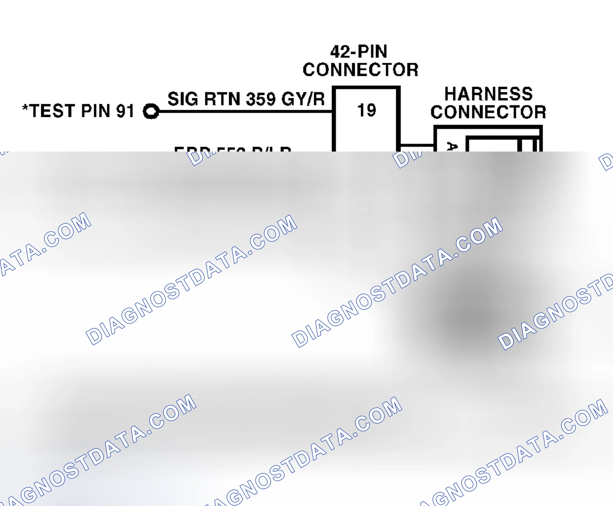 Scheme 106: Exhaust Backpressure Sensor Circuit & Connector Terminals