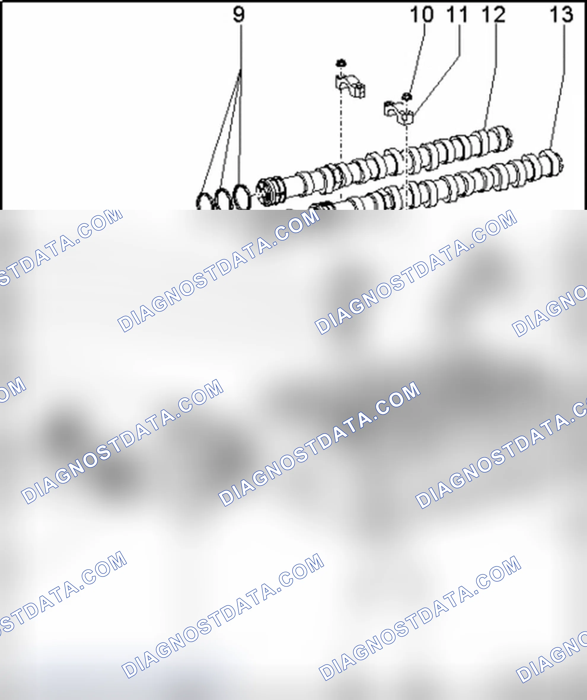 Scheme 168: Valve gear, component overview
