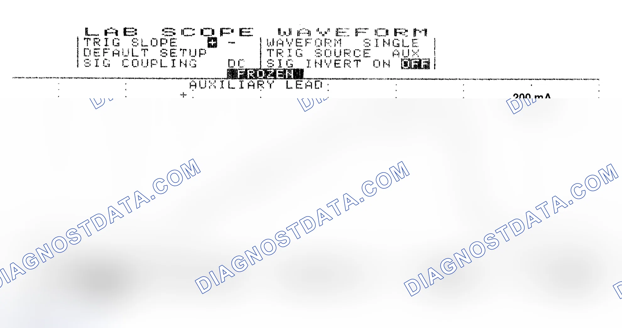 Scheme 13: Single Injector w/Normal Current Flow - Current Pattern