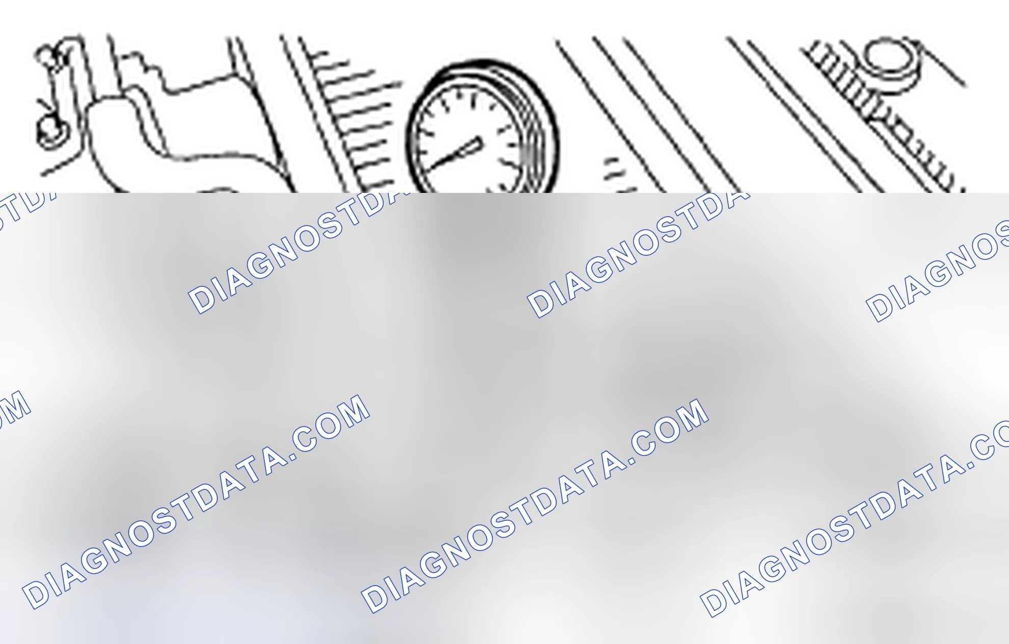 Fig. 10: Connecting Vacuum Pressure Gauge To Intake Manifold
