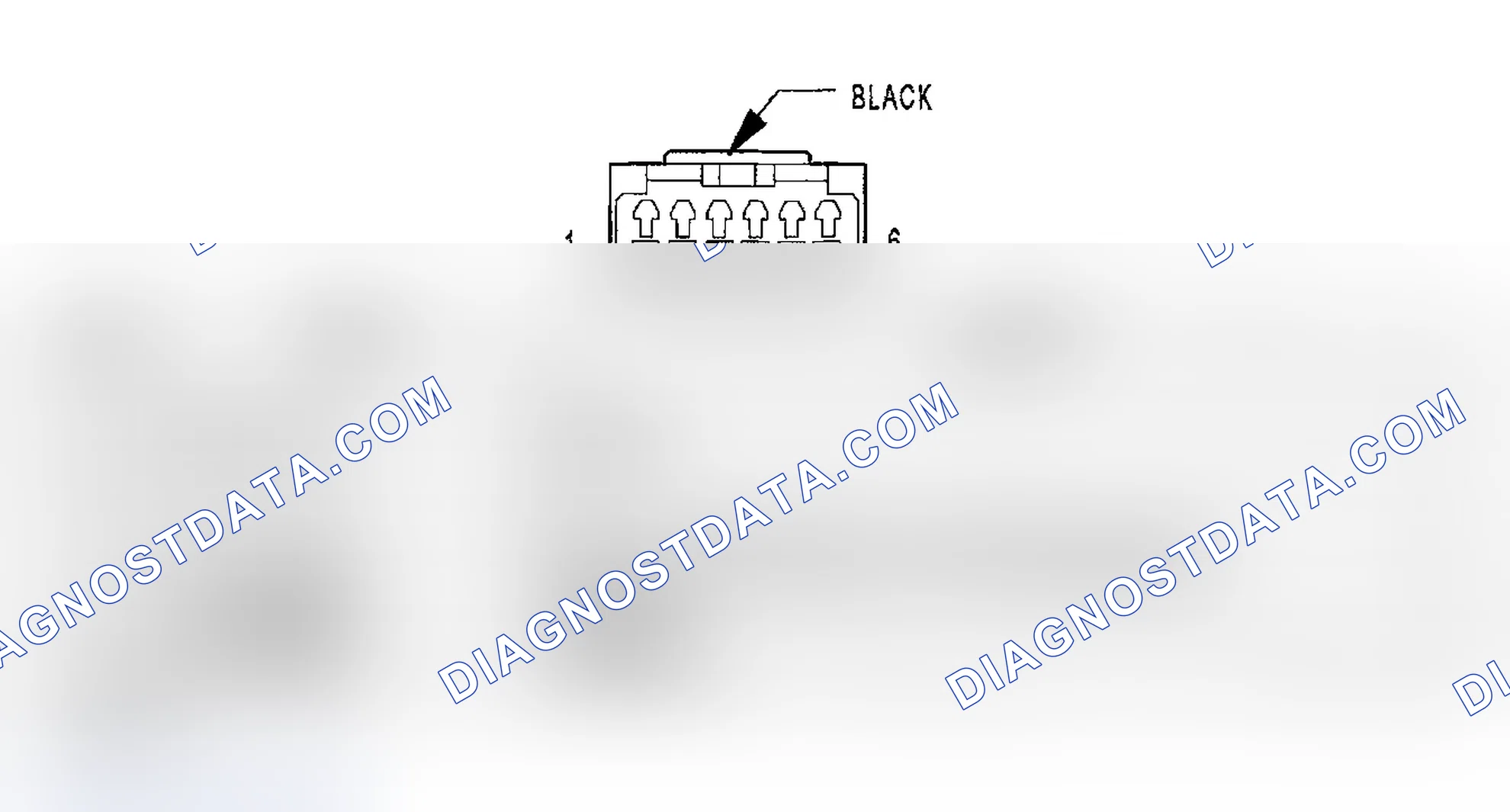 Scheme 809: SENTRY KEY IMMOBILIZER MODULE CONNECTOR END VIEW