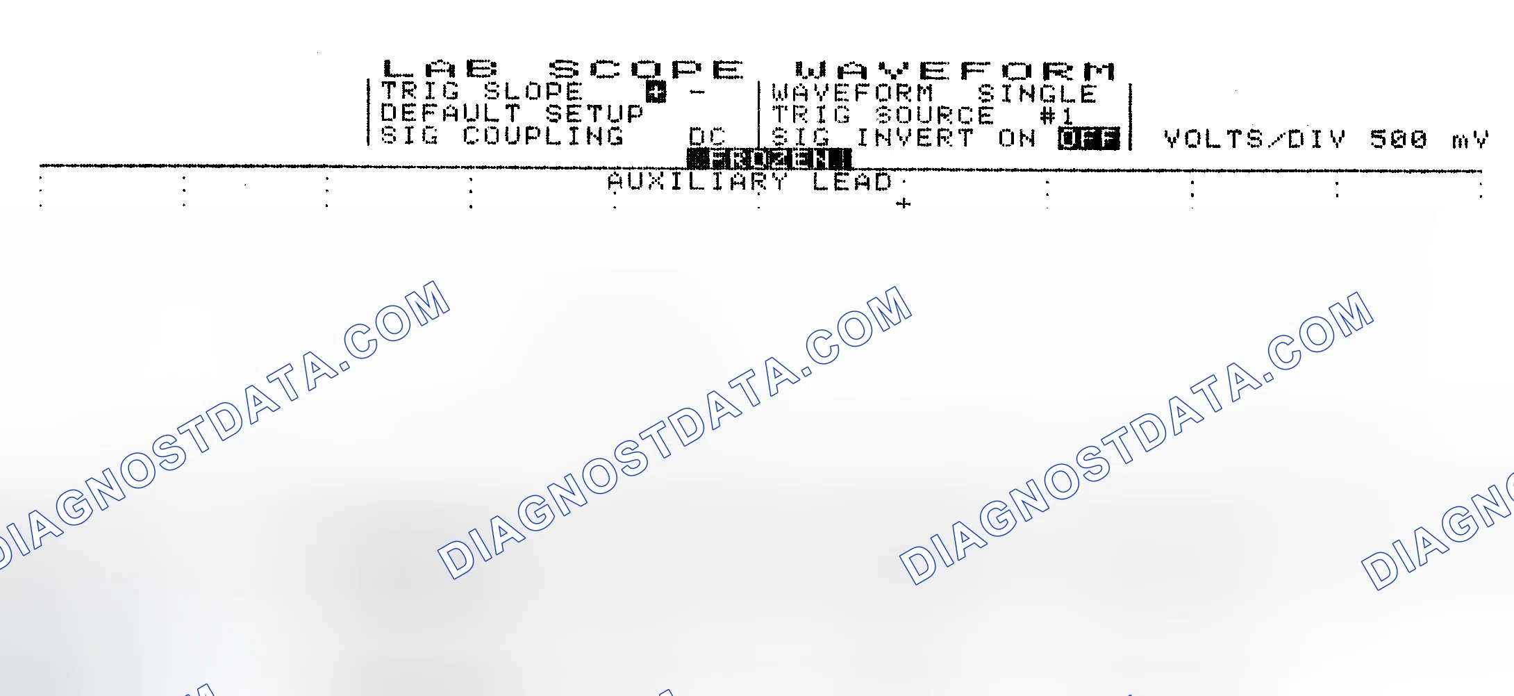Scheme 10: Single Injector w/Excessive Current Flow - Current Pattern