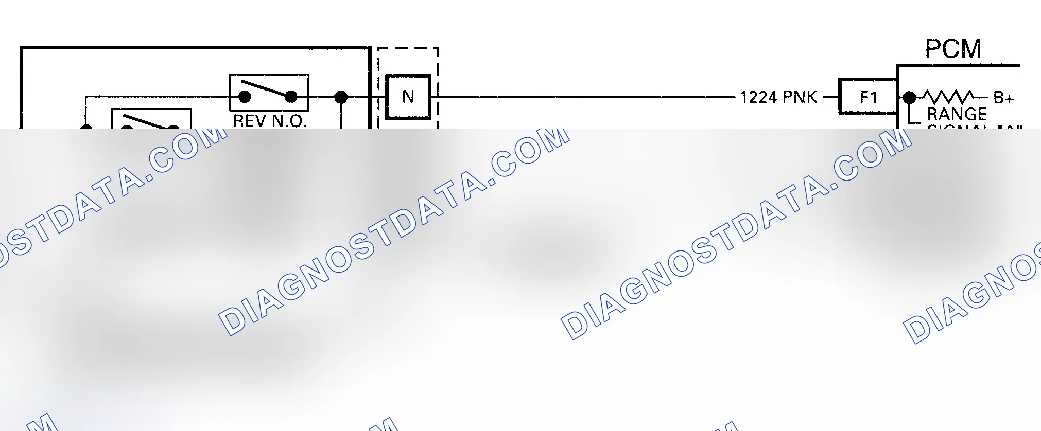 Scheme 304: Code 28 Schematic ("C", "K" & "P" Series) Transmission Range Pressure Switch