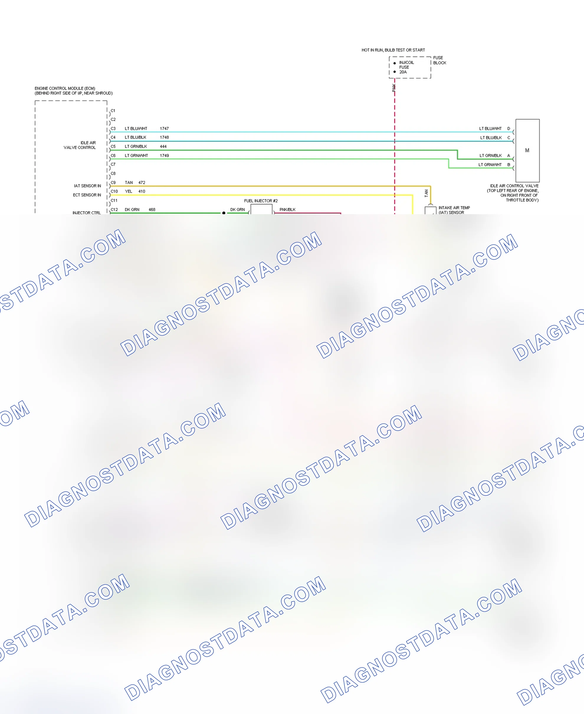 Scheme 95: 2.2L (VIN 4) PCM Wiring Diagram (1 Of 2)