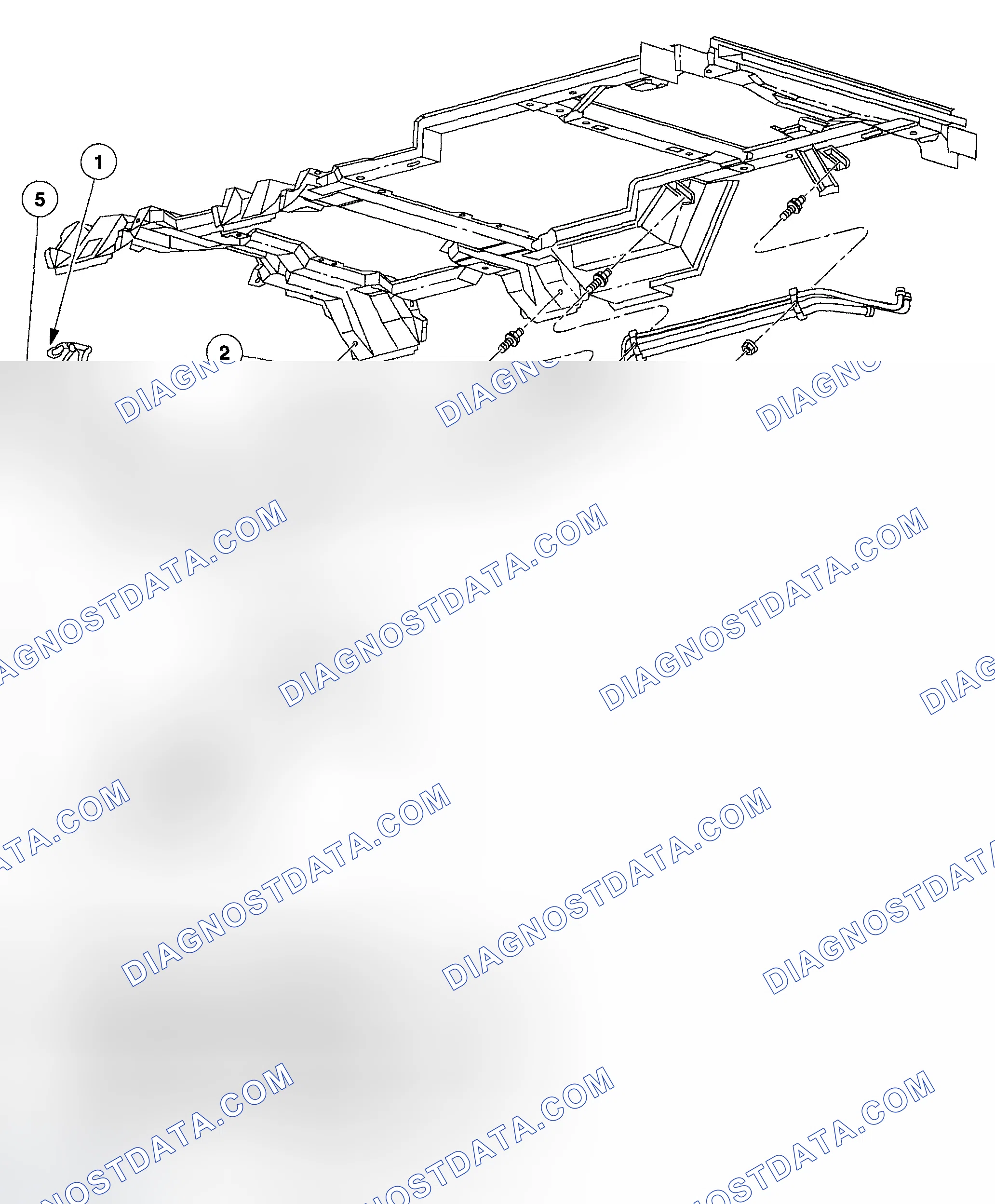 Scheme 168: Underbody A/C-Heater Lines