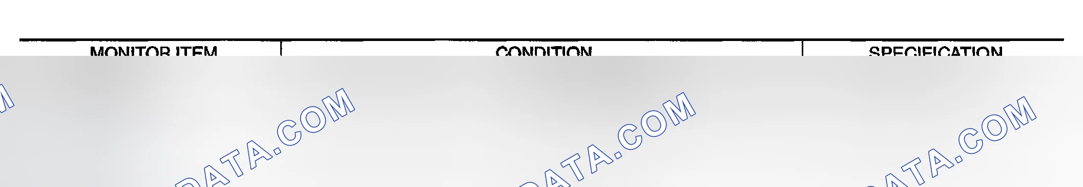 Scheme 830: CONSULT-II Reference Value in Data Monitor Mode