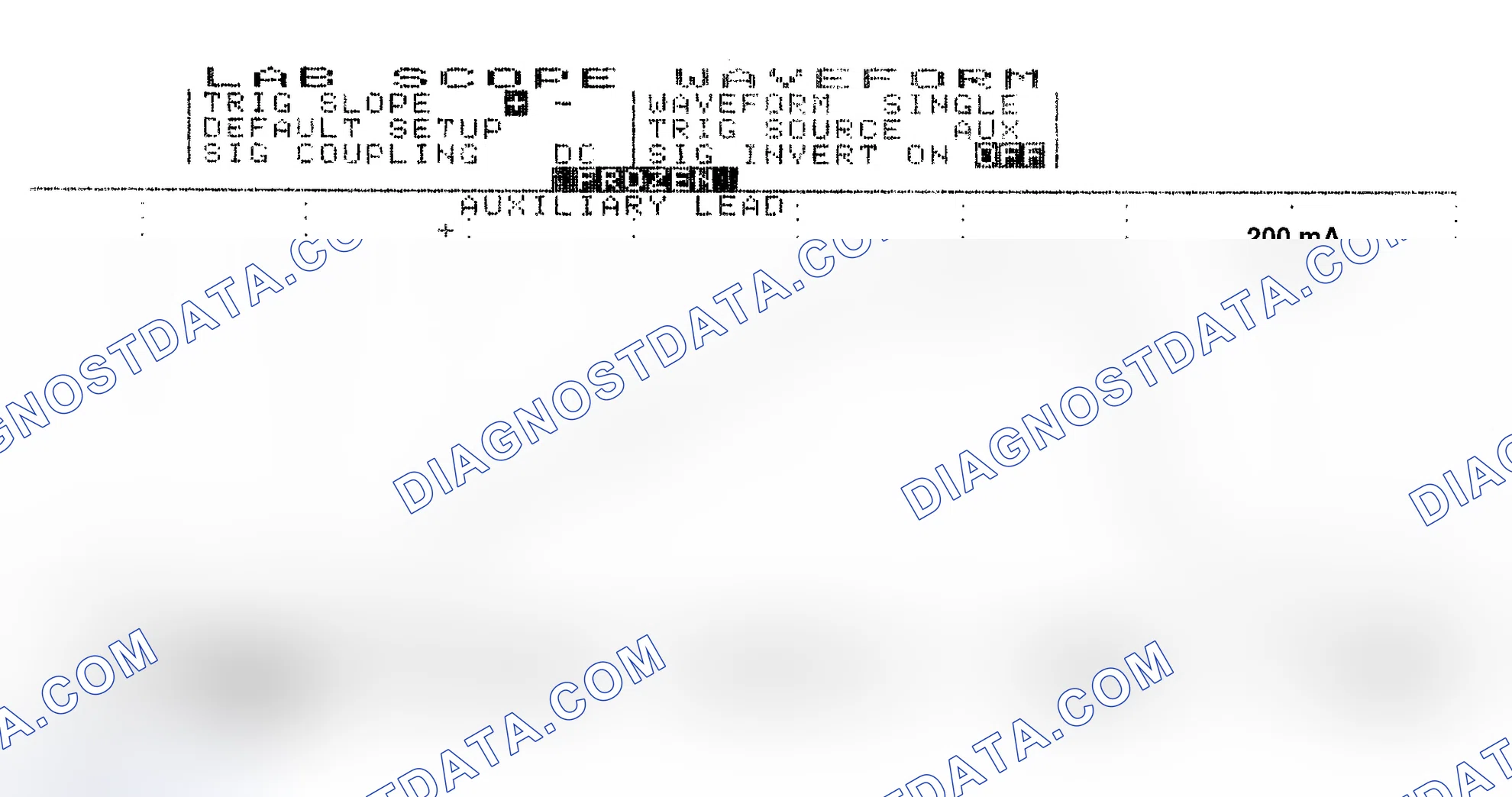 Scheme 13: Single Injector w/Normal Current Flow - Current Pattern