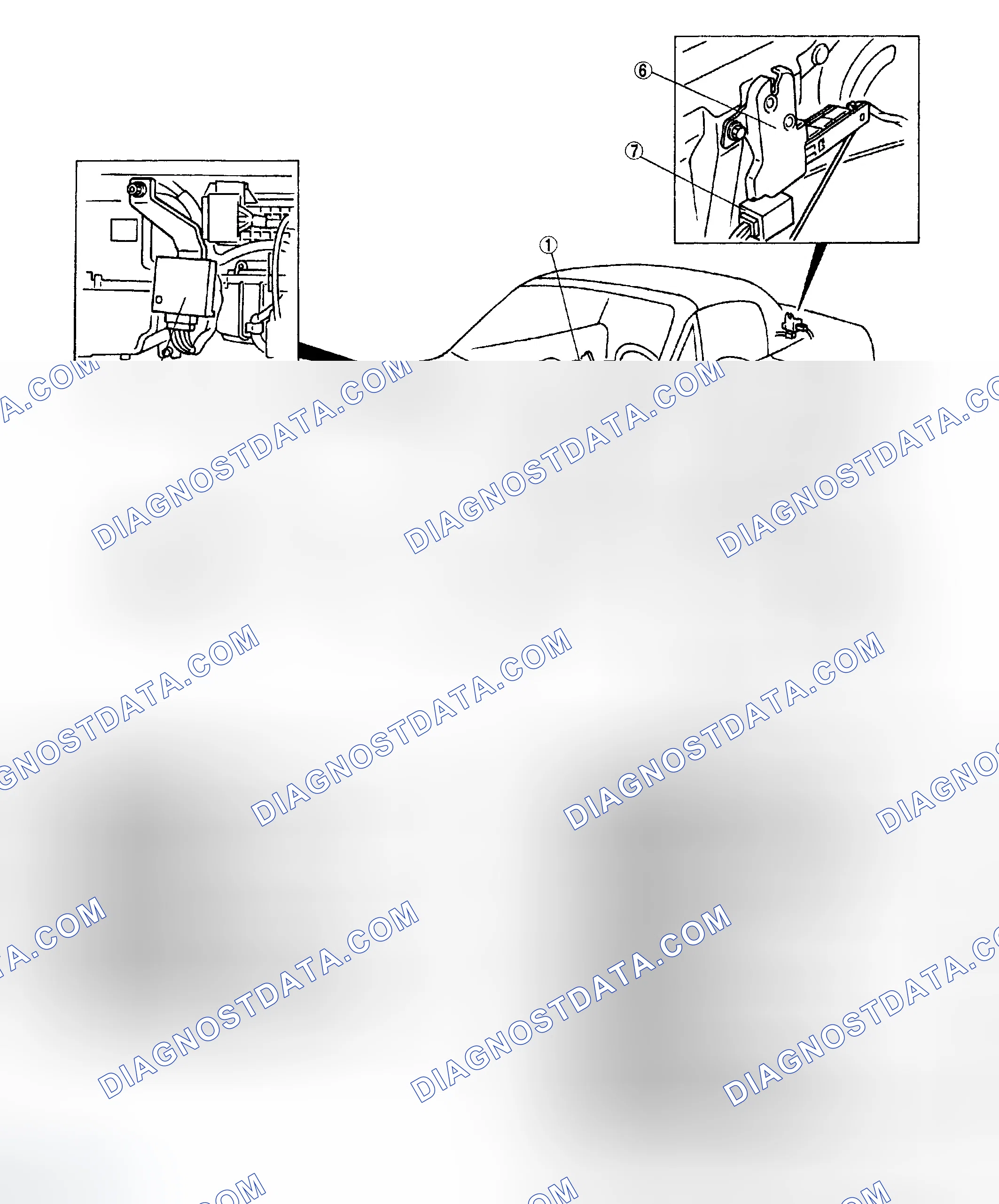 Scheme 33: POWER DOOR LOCK SYSTEM LOCATION INDEX