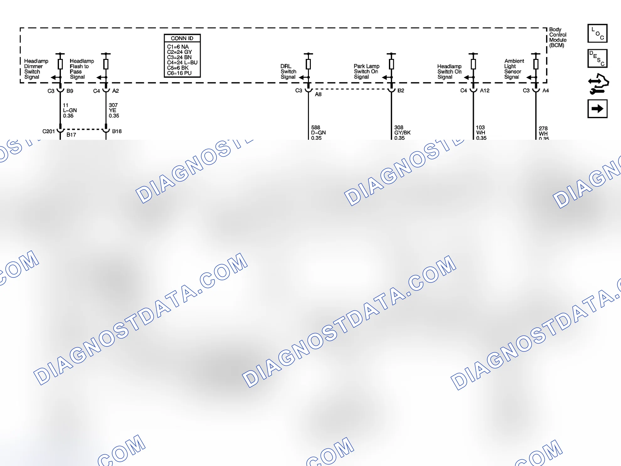 Scheme 1: Headlights/Daytime Running Lights (DRL) Schematics