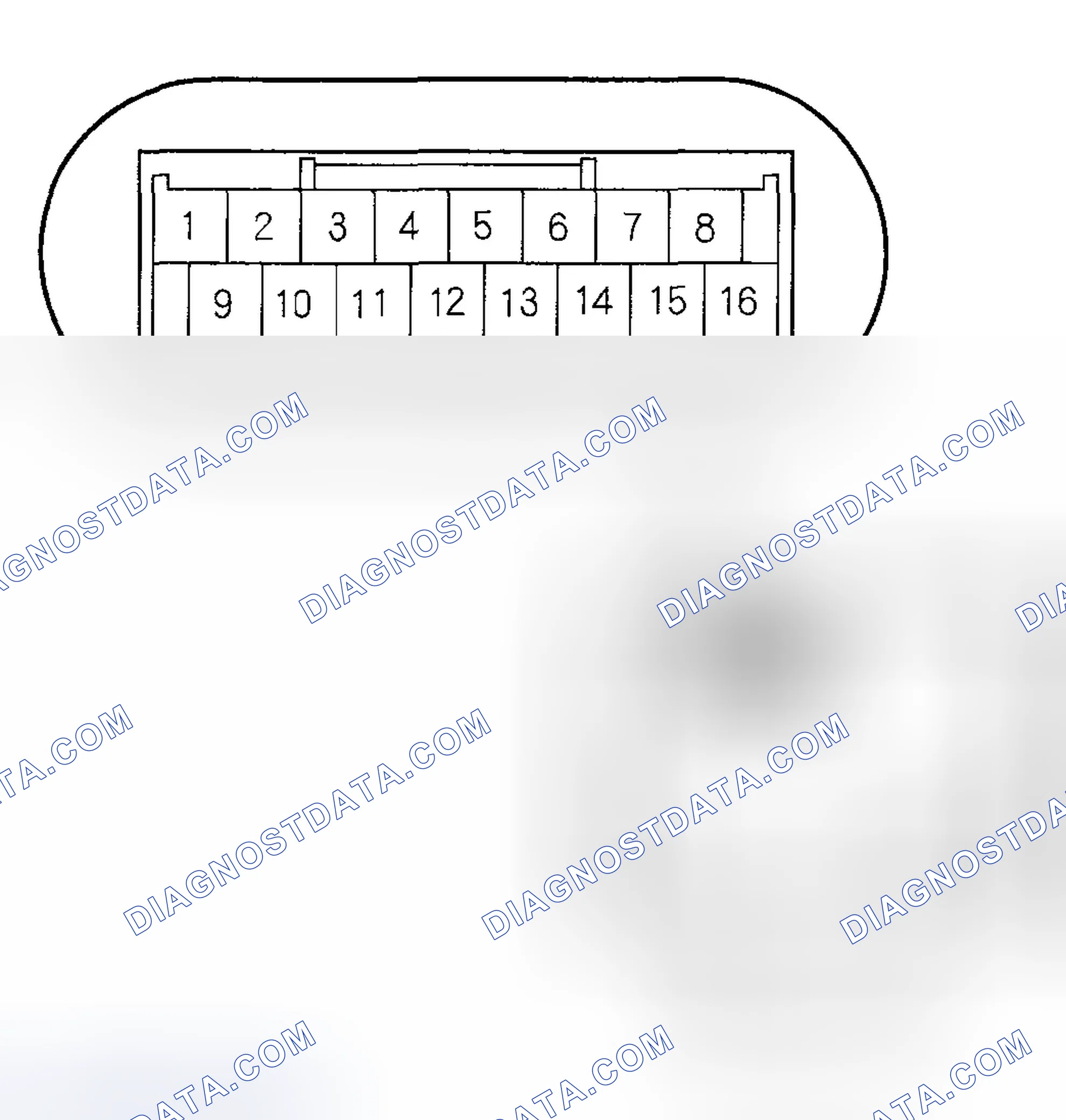 Scheme 6: Active Noise Control Unit Connector For Inputs And Outputs (2WD)