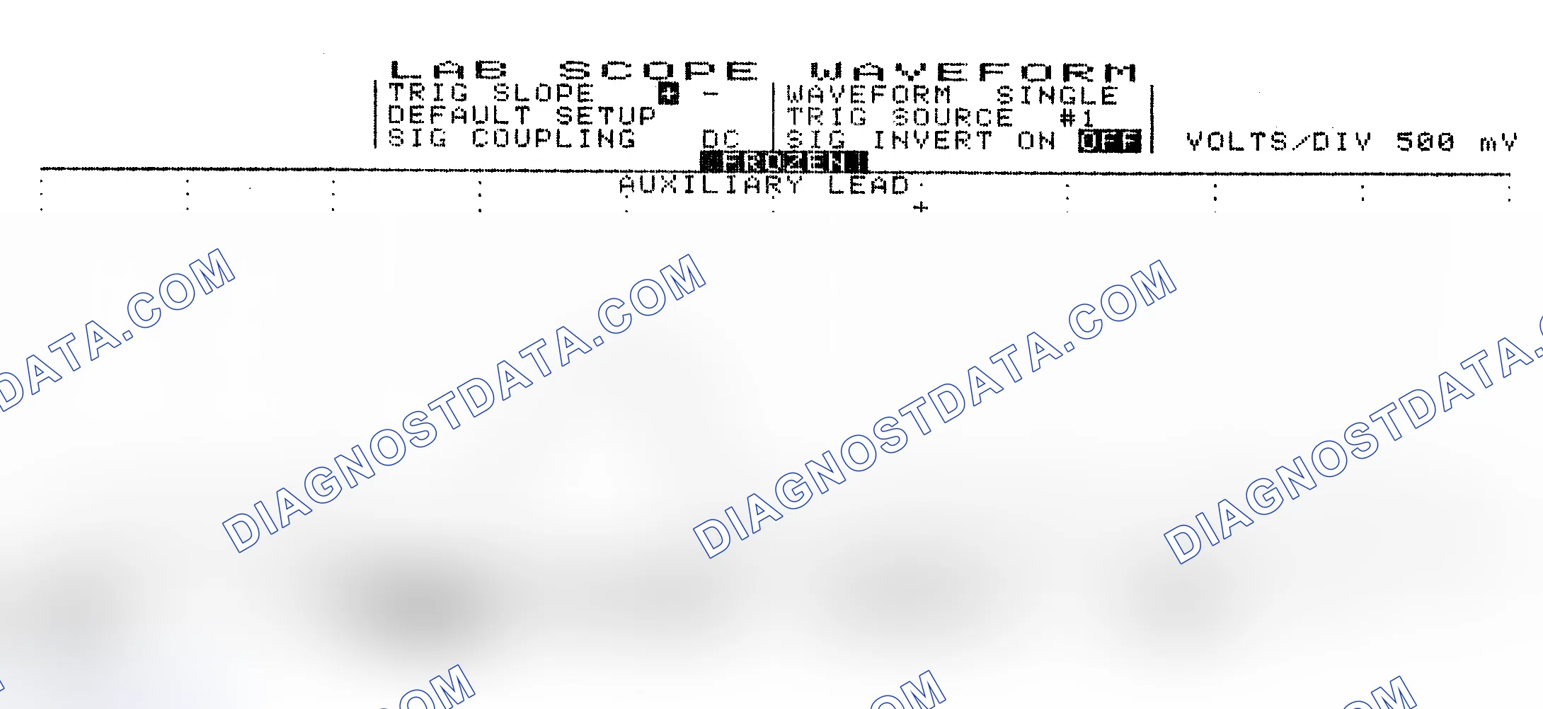 Scheme 10: Single Injector w/Excessive Current Flow - Current Pattern