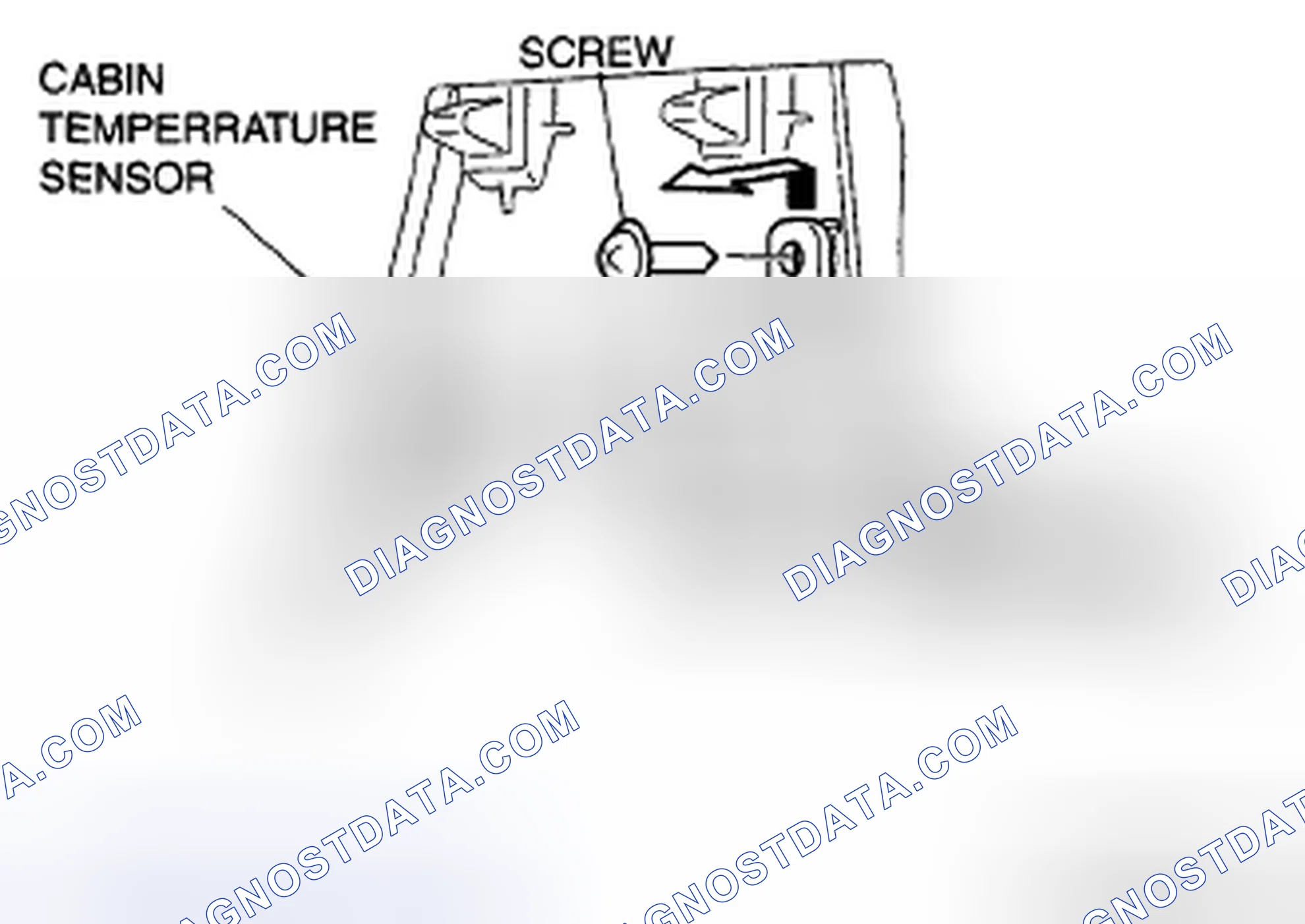 Scheme 48: CABIN TEMPERATURE SENSOR REMOVAL/INSTALLATION