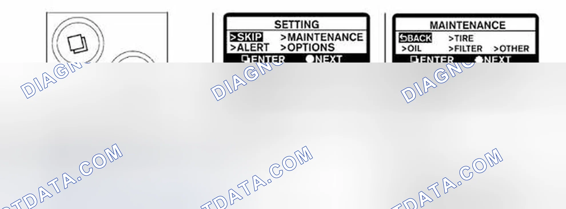 Scheme 15: MAINTENANCE REMINDER DISPLAY RESET - PROCEDURE 11