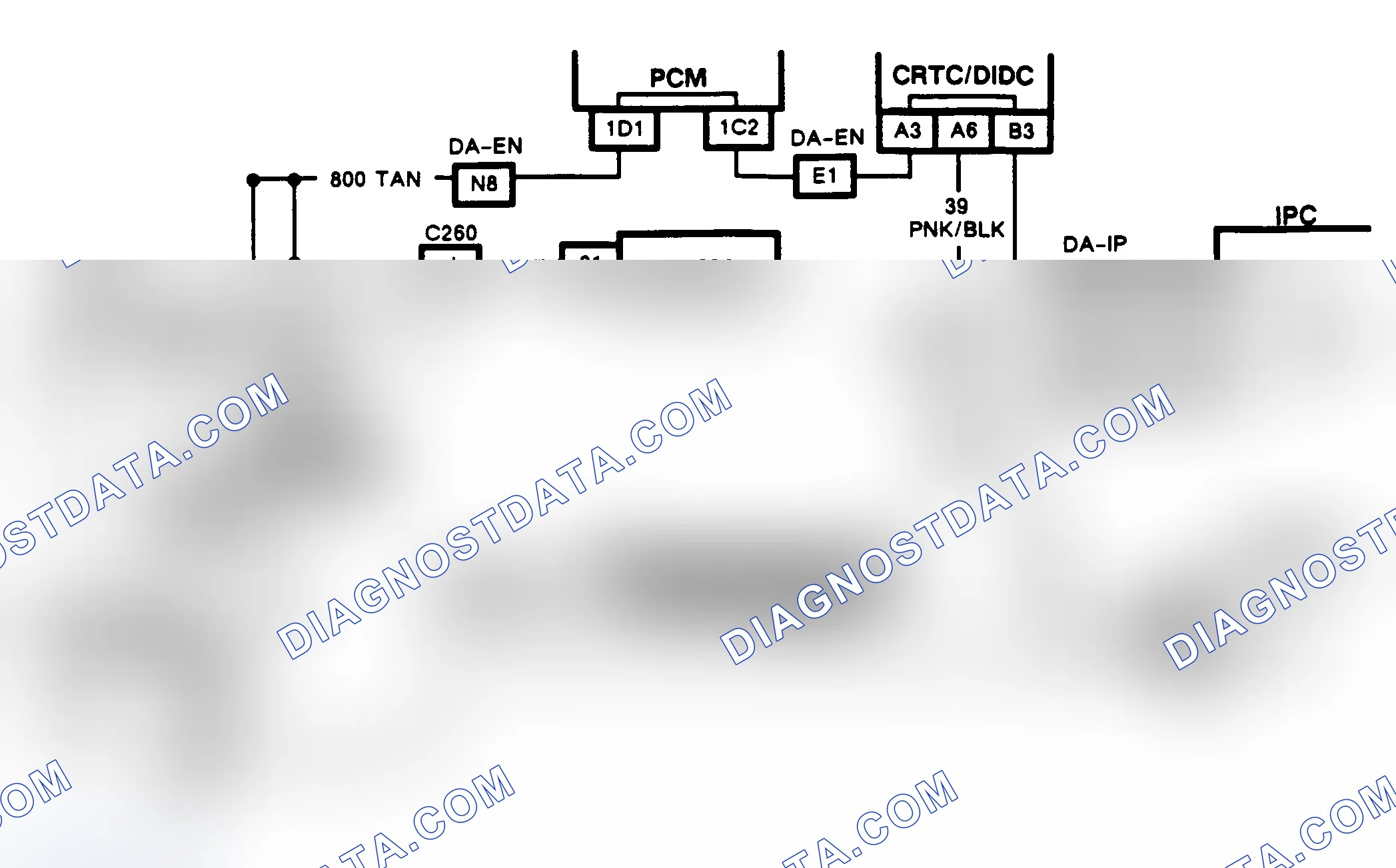 Scheme 113: CHART D-2, SERIAL DATA CIRCUIT SHORTED TO VOLTAGE (CRT EQUIPPED TORONADO & TROFEO)