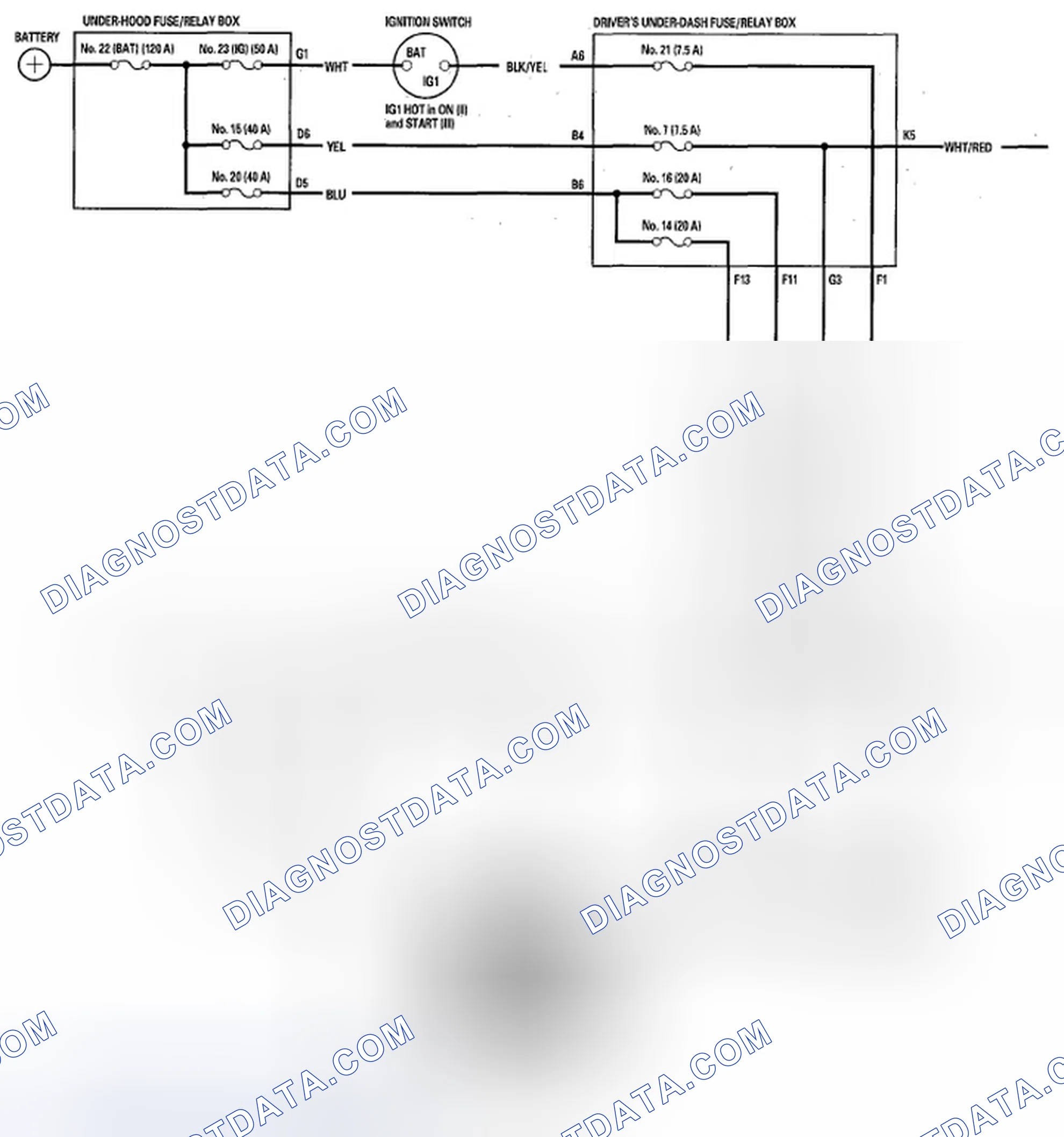 Scheme 4: Circuit Diagram - Power Seat