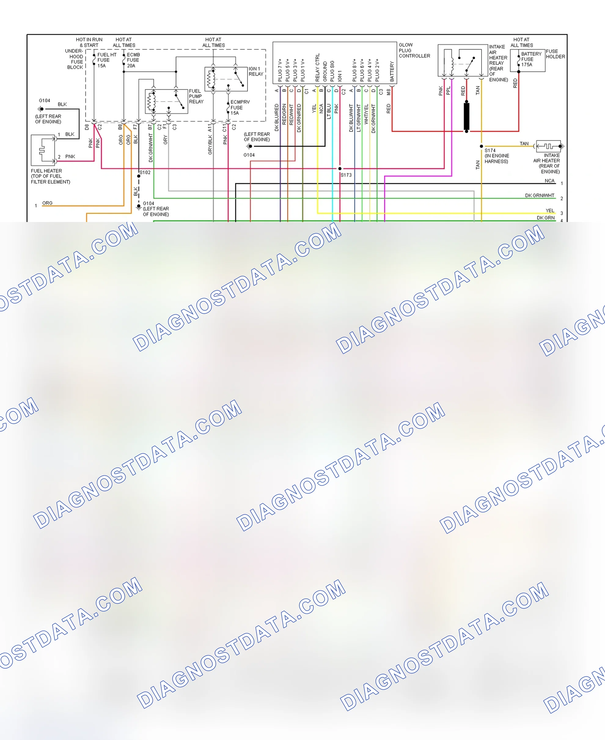 Scheme 57: PCM Wiring Diagram (Sierra & Silverado - 6.6L - California - 2 Of 4)
