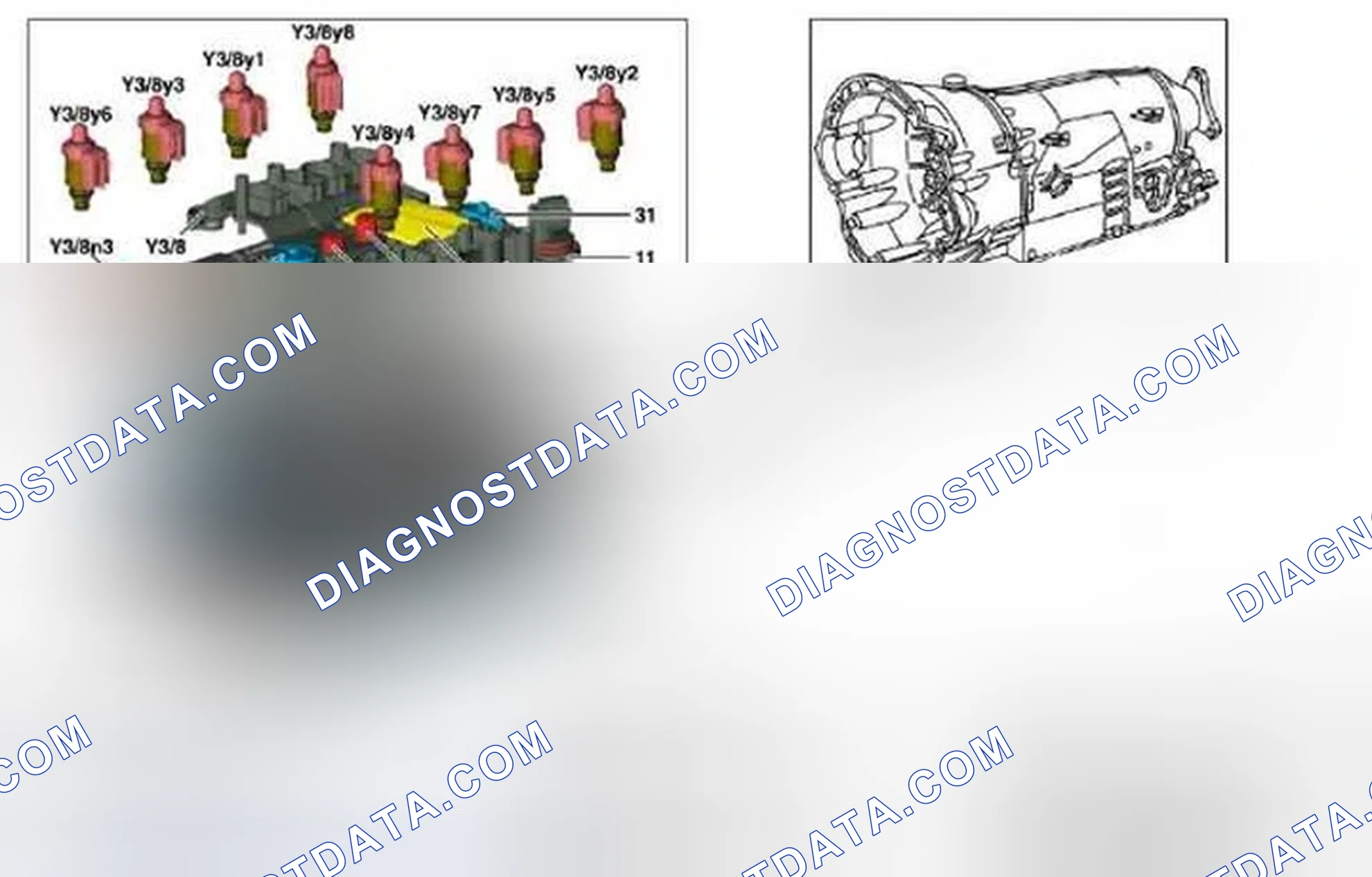 Scheme 47: Identifying Control Solenoid Valve - Transmission 722.9