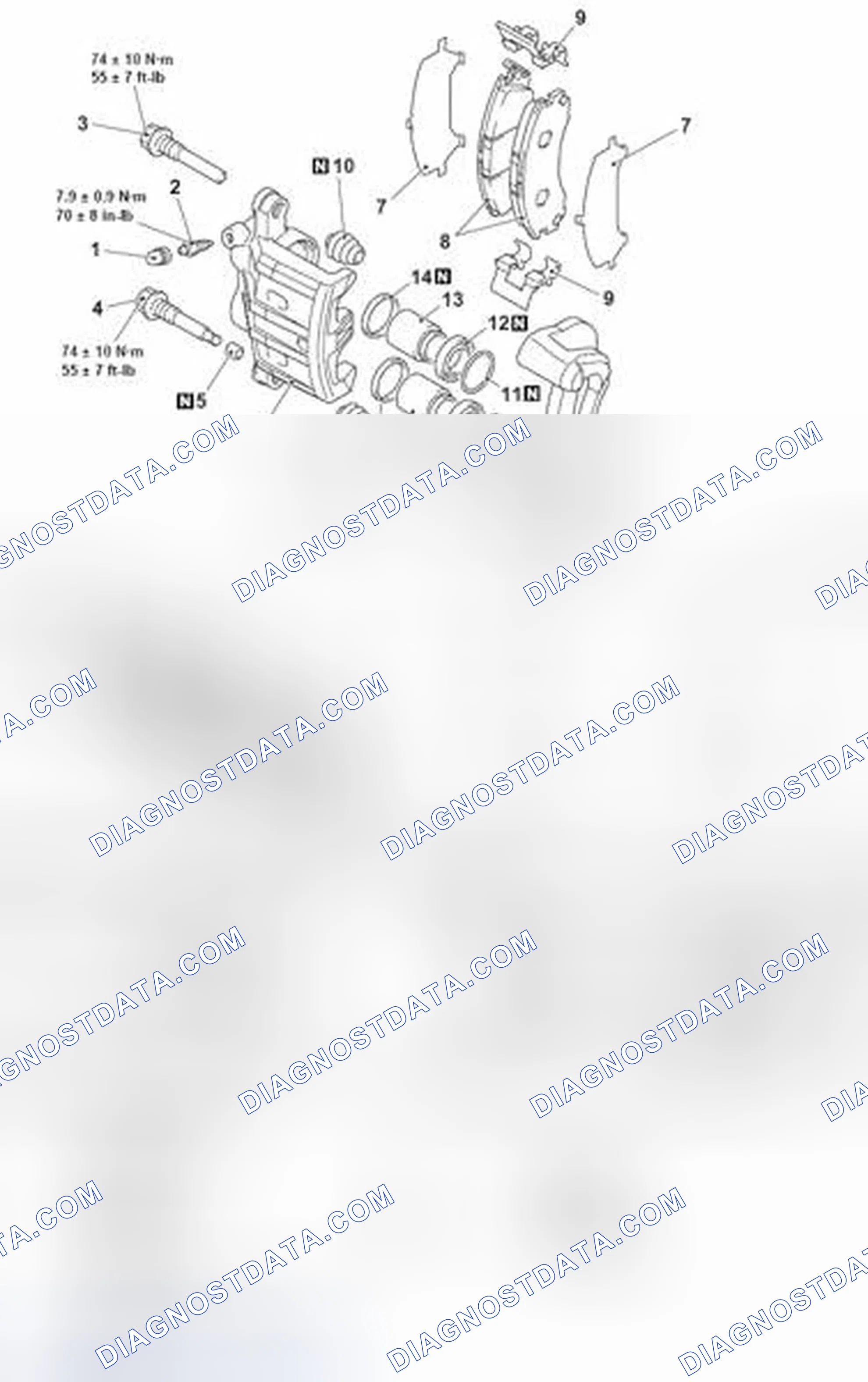 Scheme 28: DISASSEMBLY AND ASSEMBLY - 16-INCH FRONT DISC BRAKE (RALLIART)