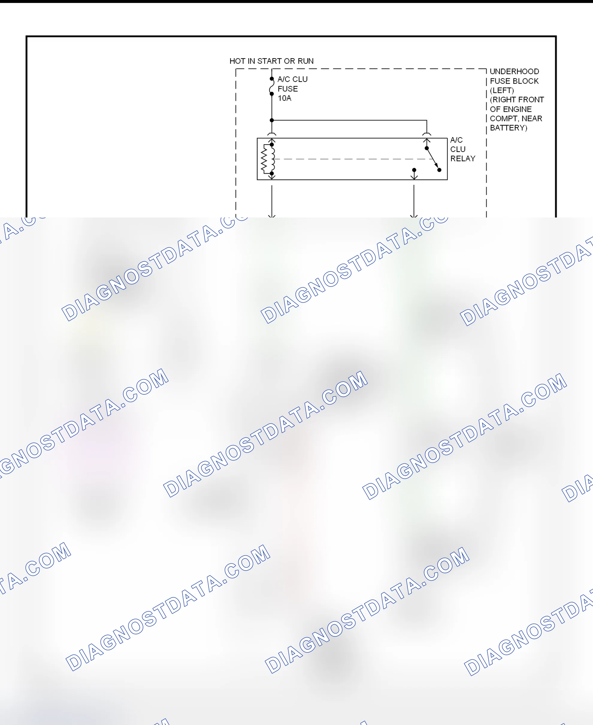 Scheme 69: A/C Compressor Clutch Control Circuit Wiring Diagram (2000-01 Park Avenue)