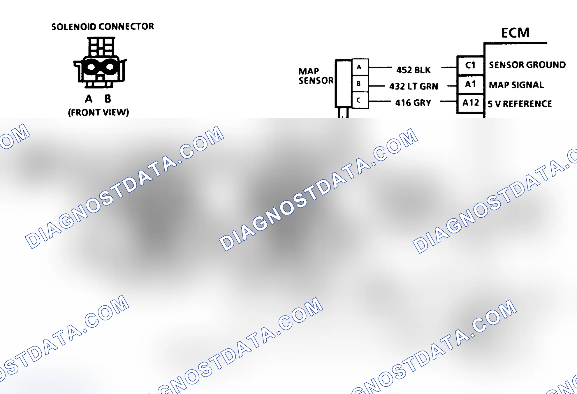 Scheme 18: Code 31 Schematic - MAP Sensor (Signal Voltage Low)