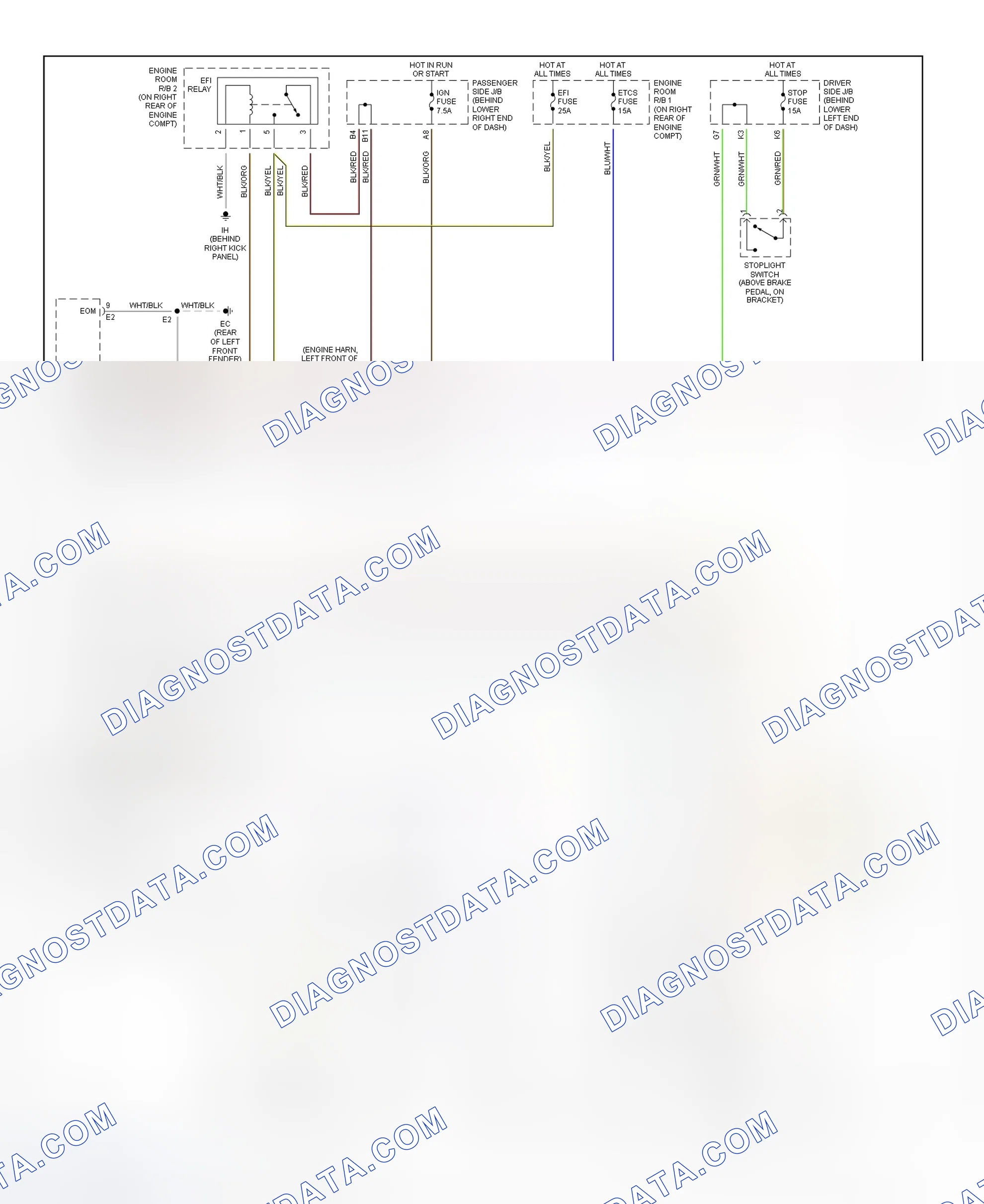 Scheme 41: Transmission Electronic Control System Wiring Diagram (2001 IS 300 - 1 Of 2)