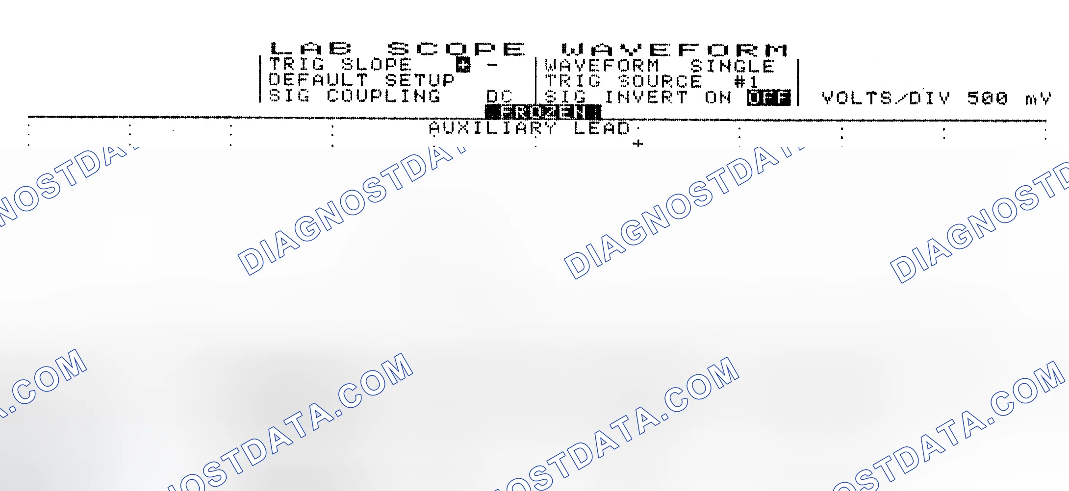 Scheme 10: Single Injector w/Excessive Current Flow - Current Pattern