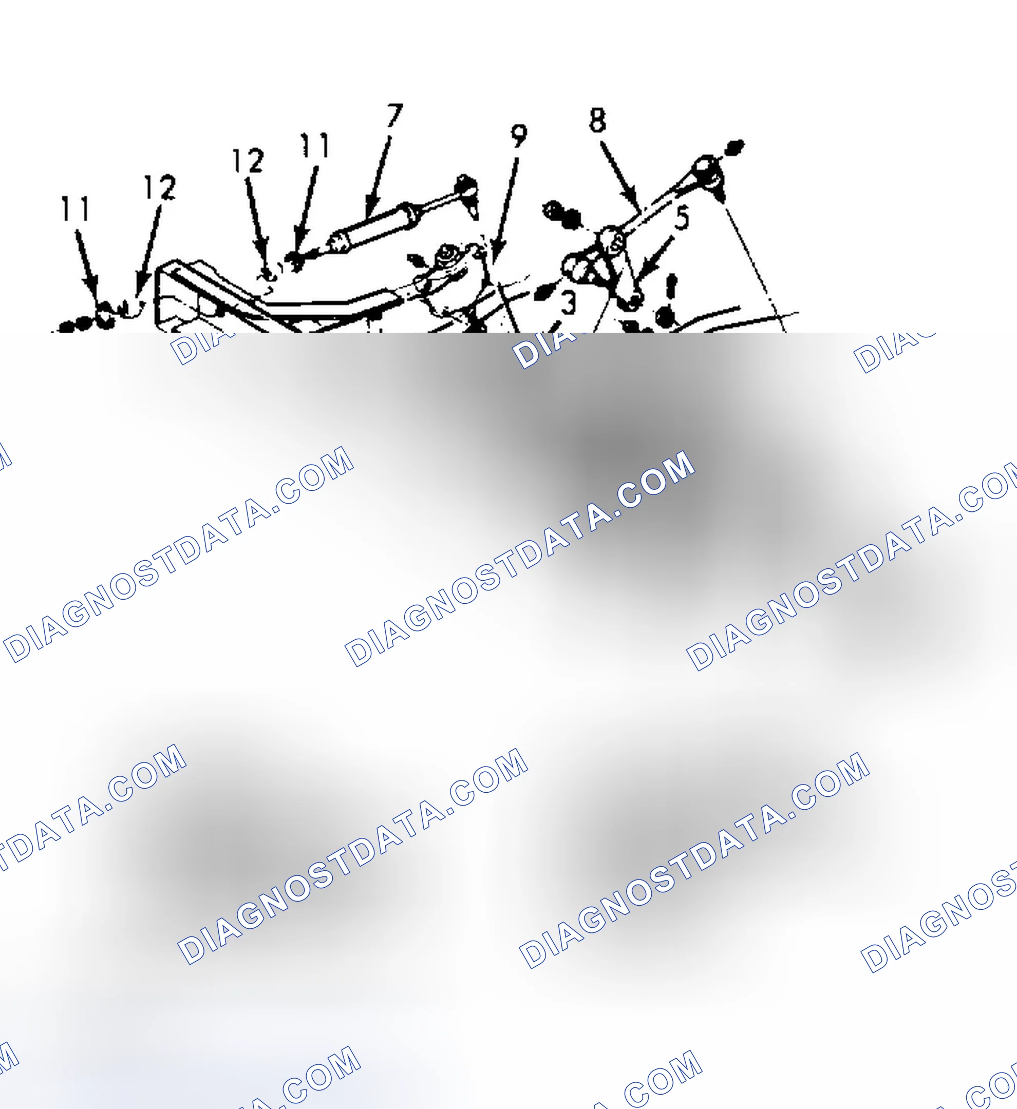 Scheme 6: View Of Steering Linkage (Commercial Van - Motorhome Chassis)