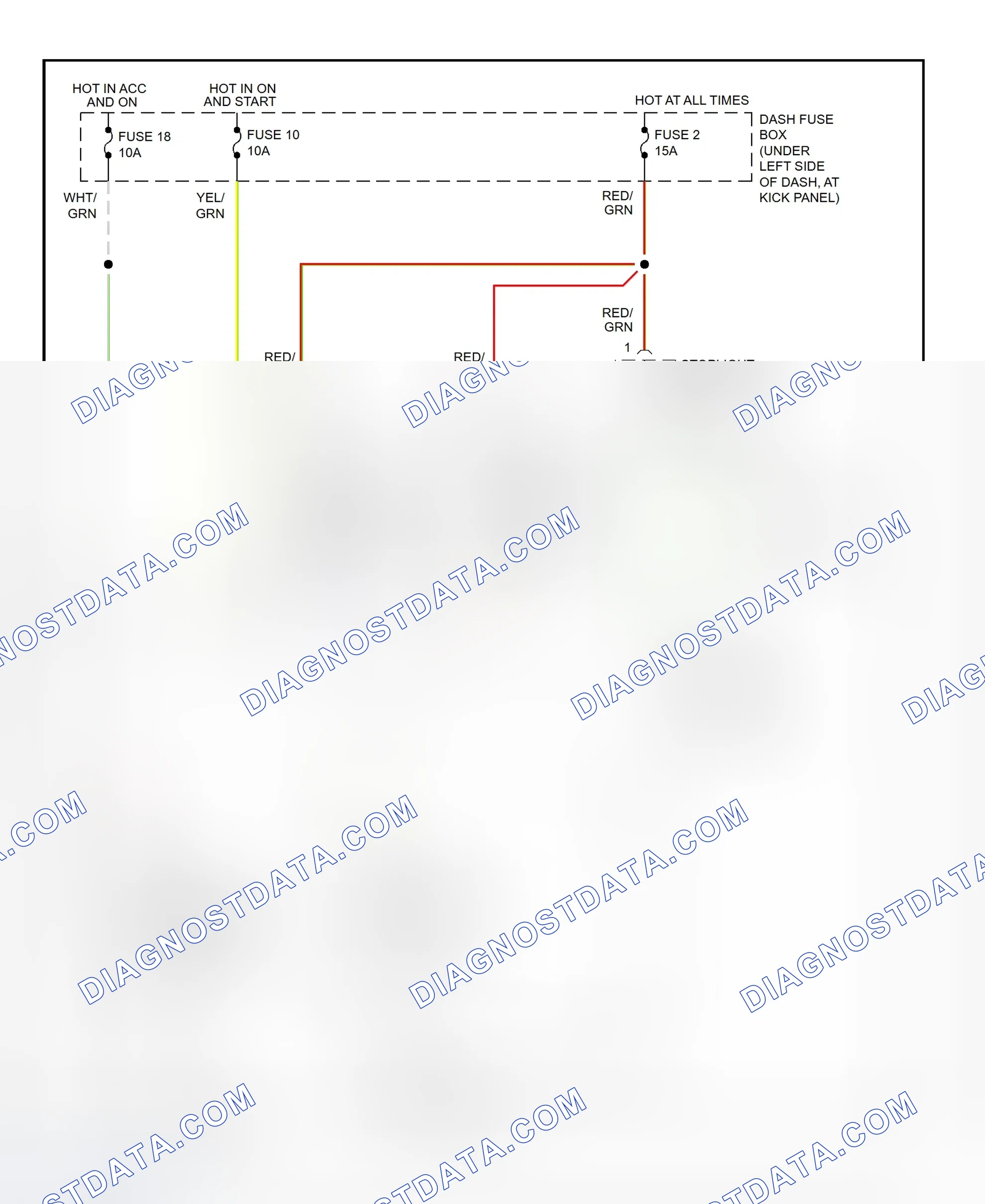 Scheme 153: Shift Interlock System Wiring Diagram (1998-99 Sonata)