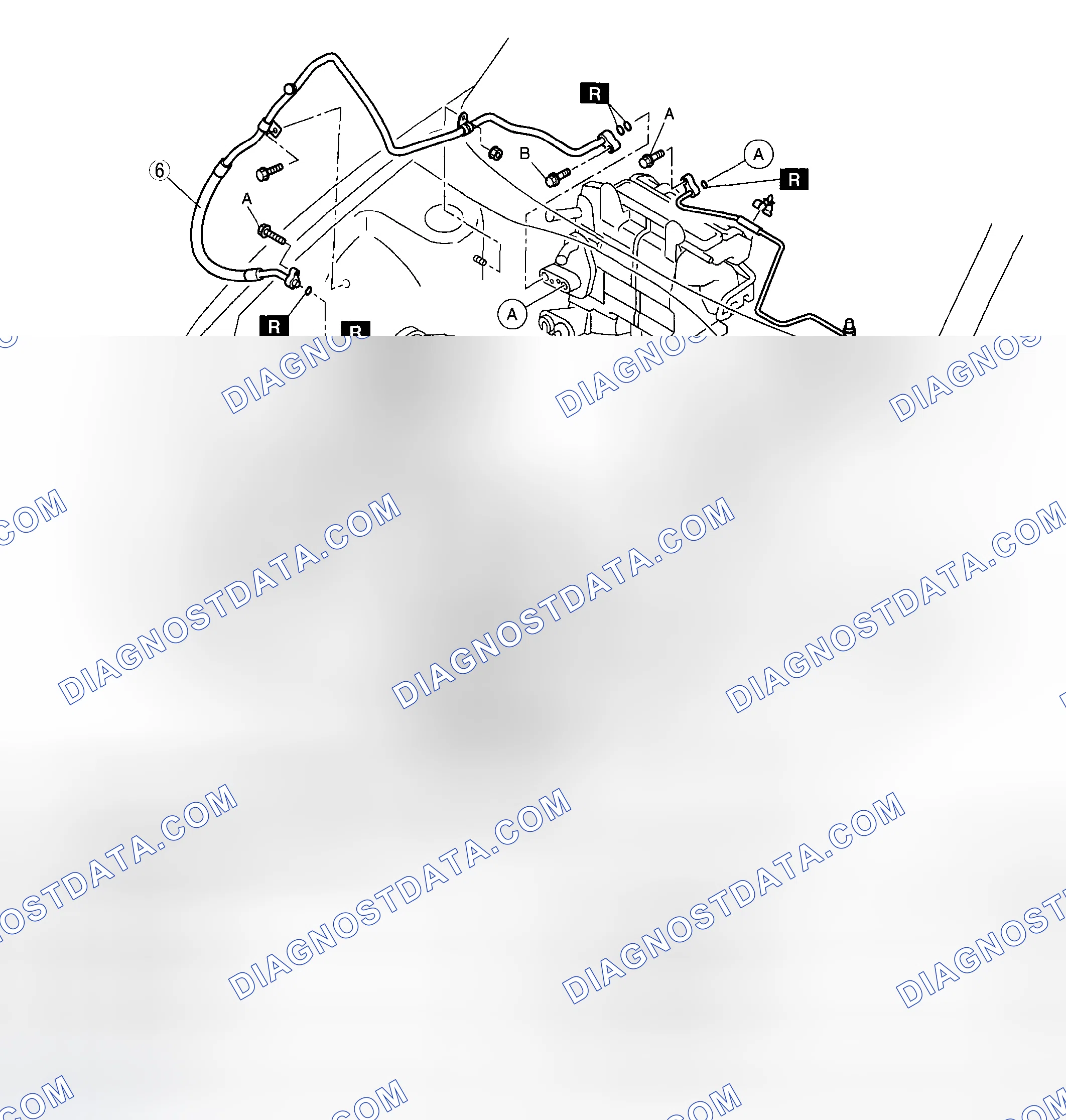 Scheme 138: REFRIGERANT LINES REMOVAL/INSTALLATION [L3 WITH TC]