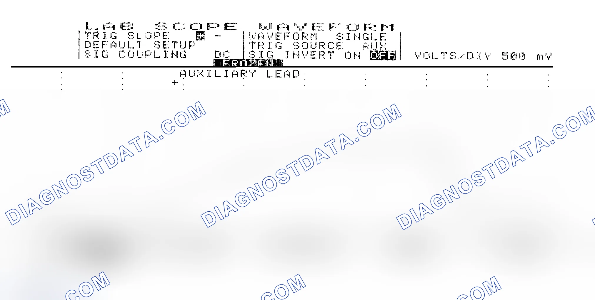 Scheme 14: Single Injector w/Excessive Current Flow - Current Pattern