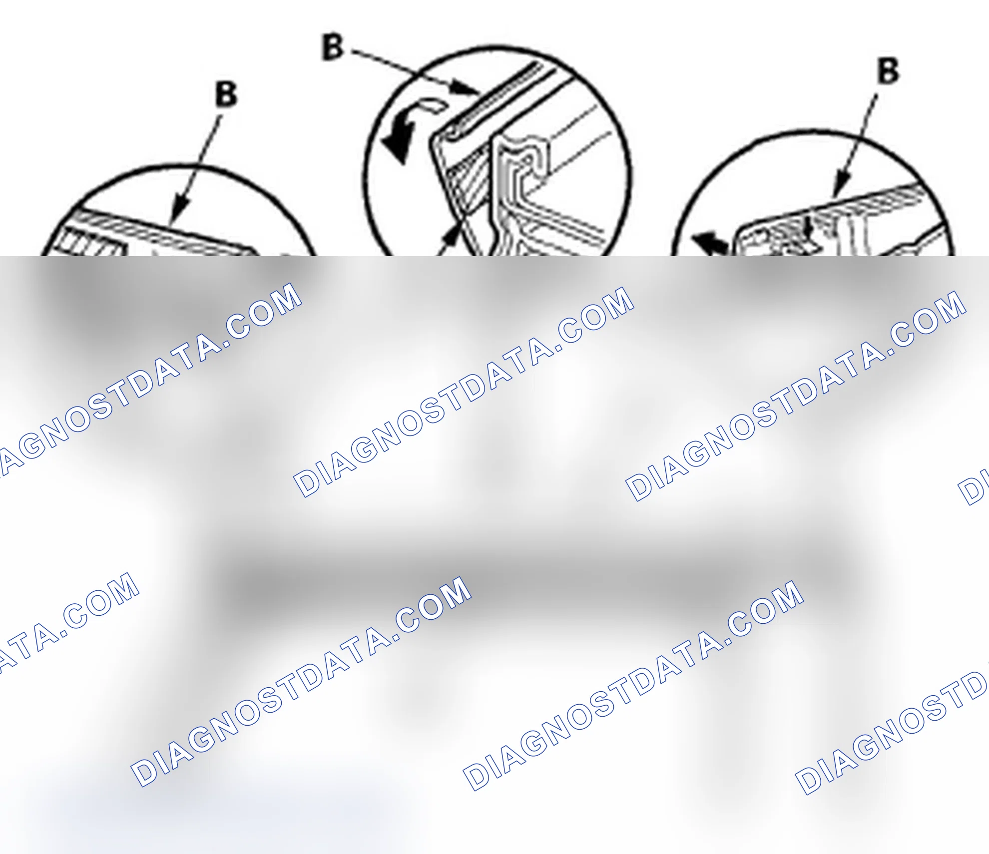Scheme 111: Rear Door Outer Molding Replacement