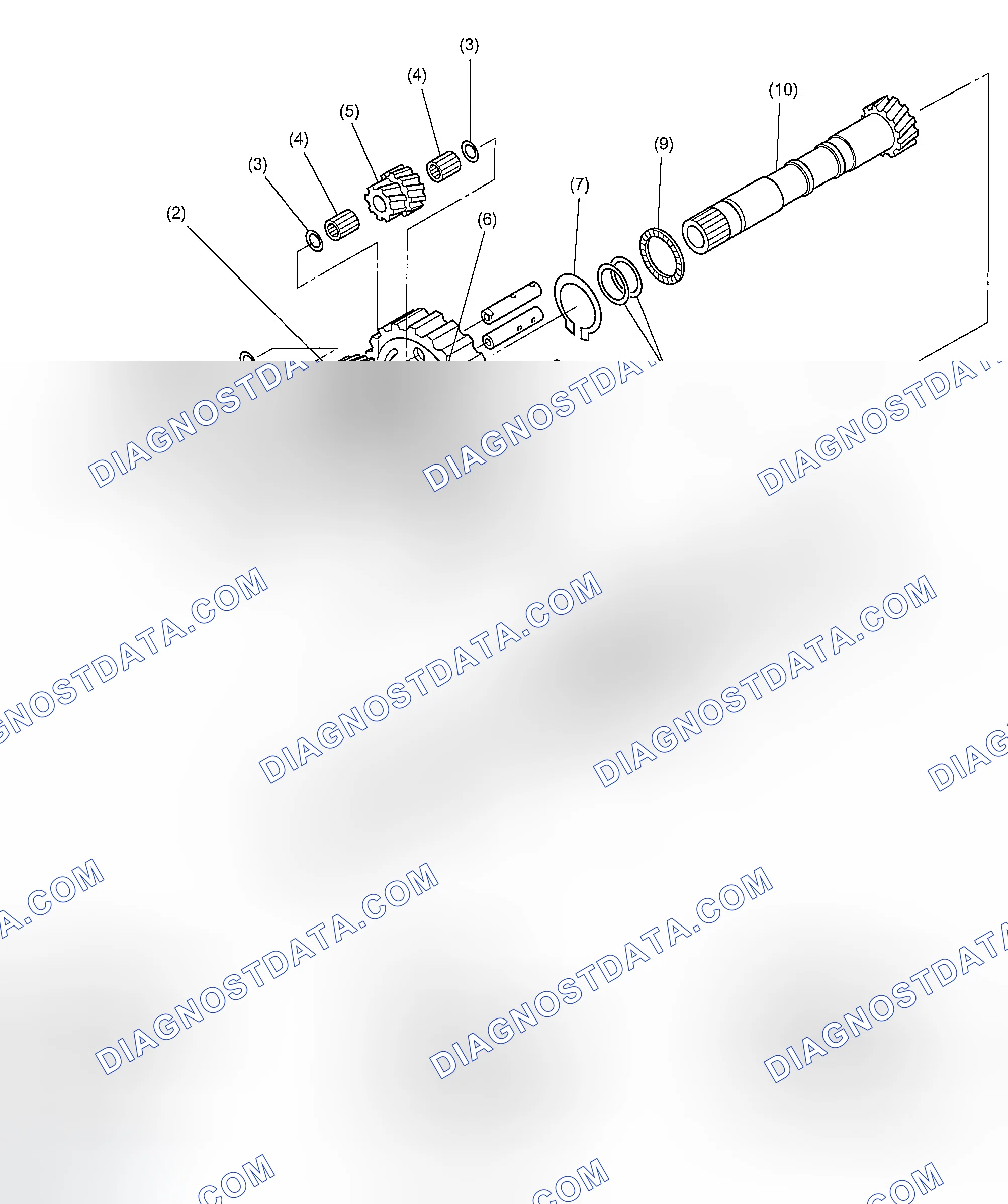 Scheme 714: CENTER DIFFERENTIAL ASSEMBLY