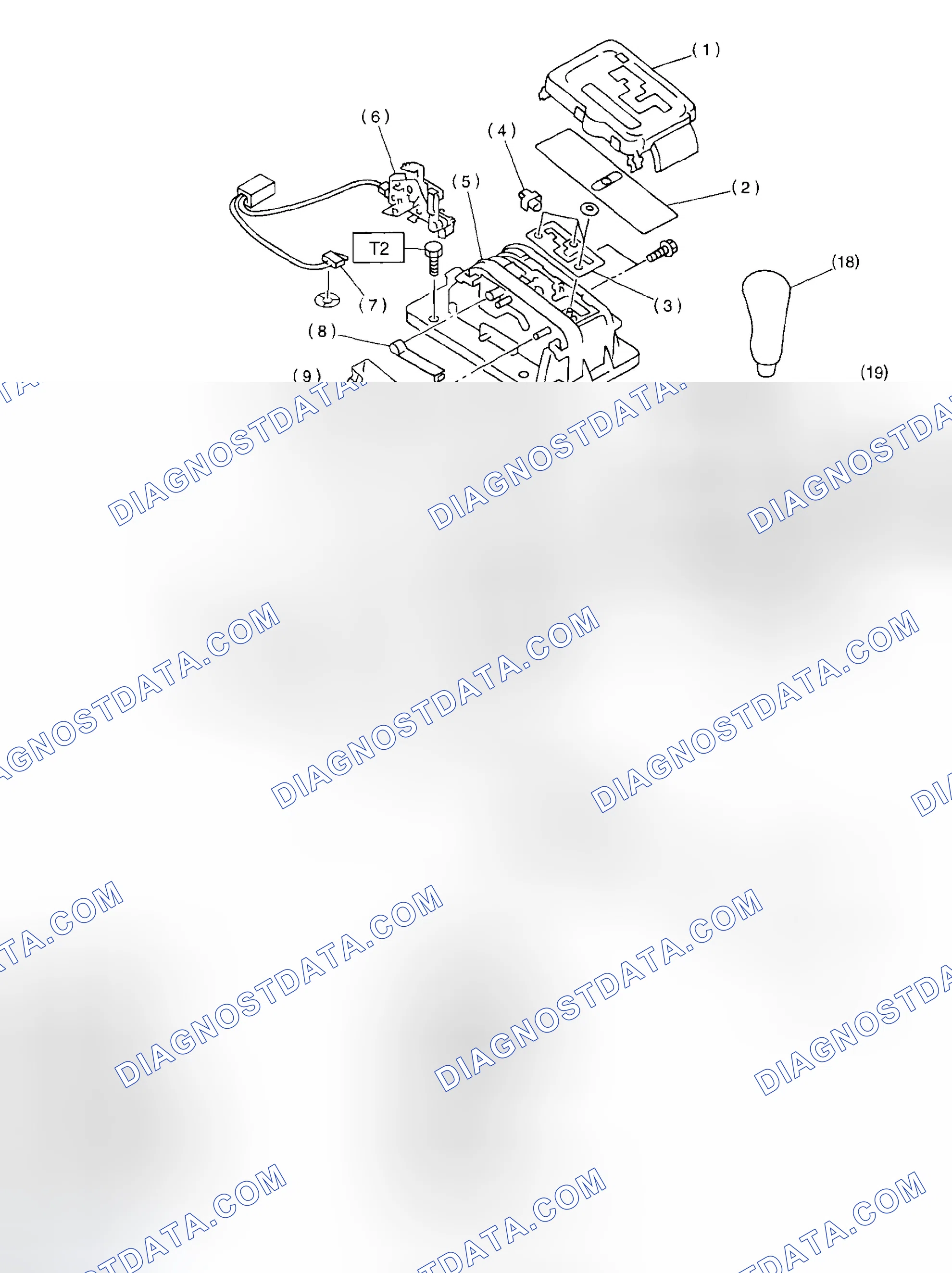 Scheme 26: Identifying AT Select Lever Components