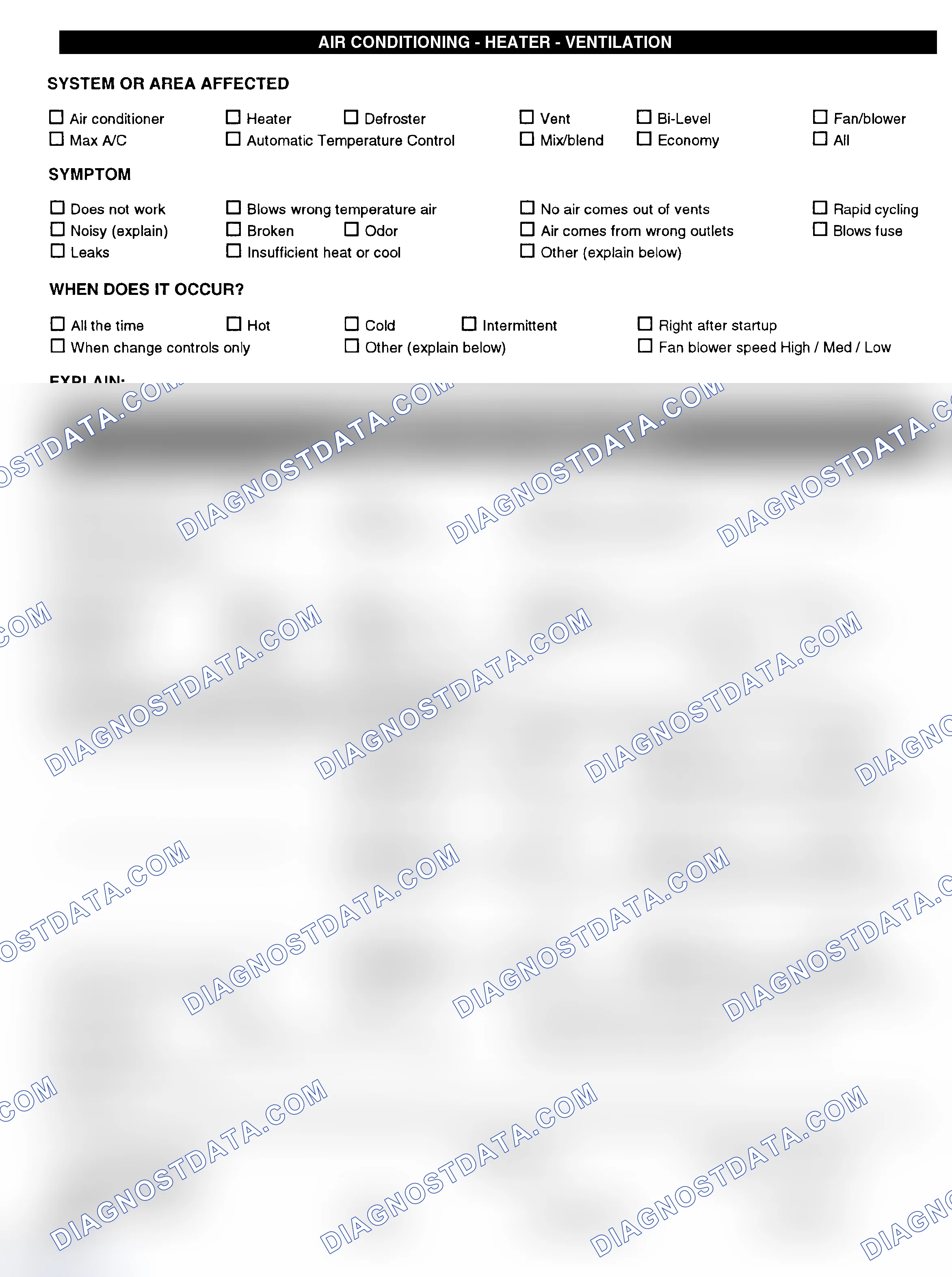Scheme 4: Symptom Check List - Page 3