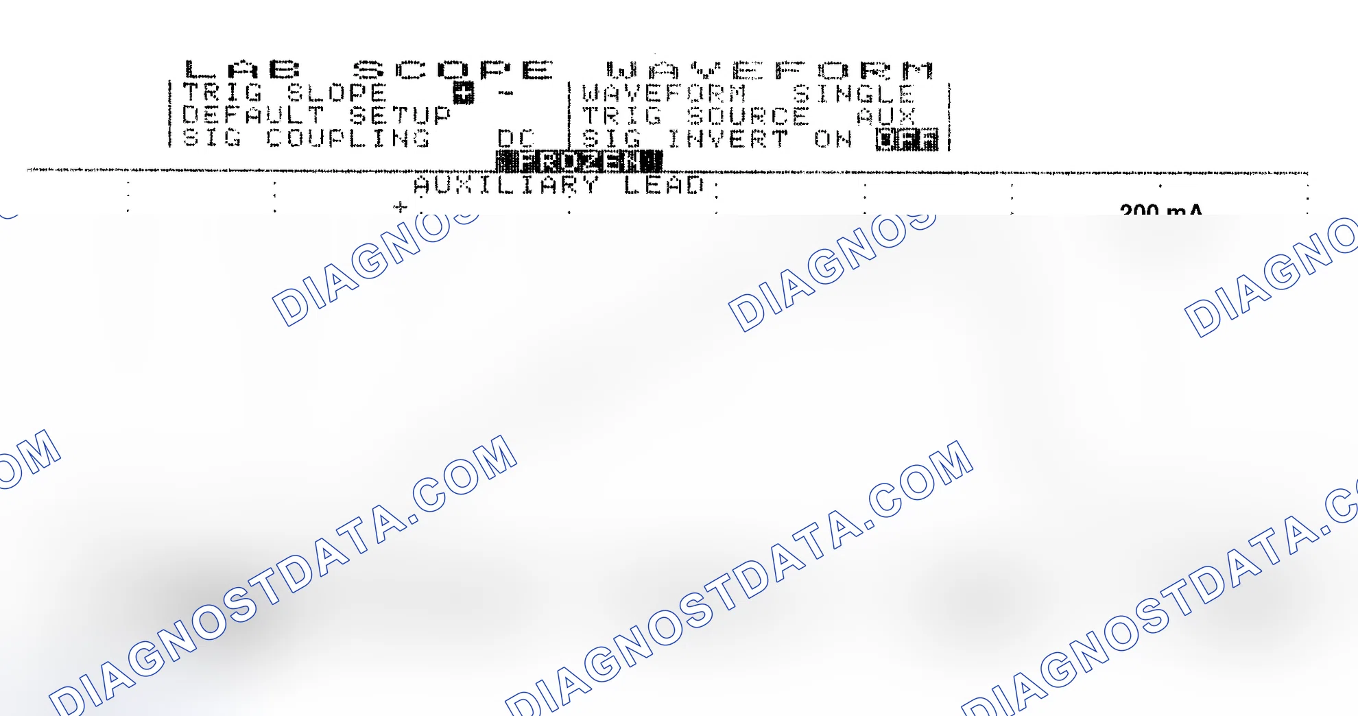 Scheme 13: Single Injector w/Normal Current Flow - Current Pattern