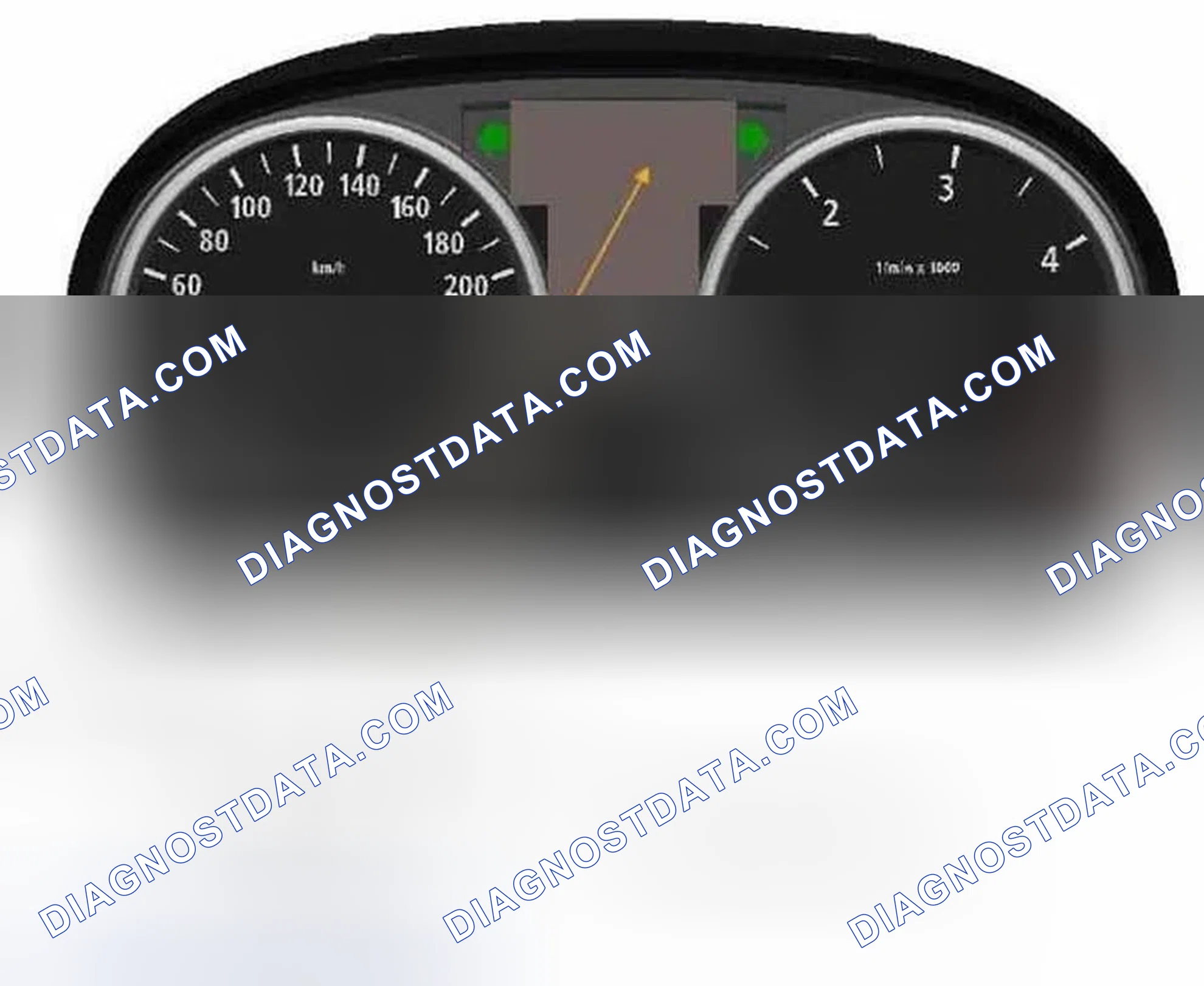 Scheme 251: Drawing and Location of the Malfunction Indicator Light for following models